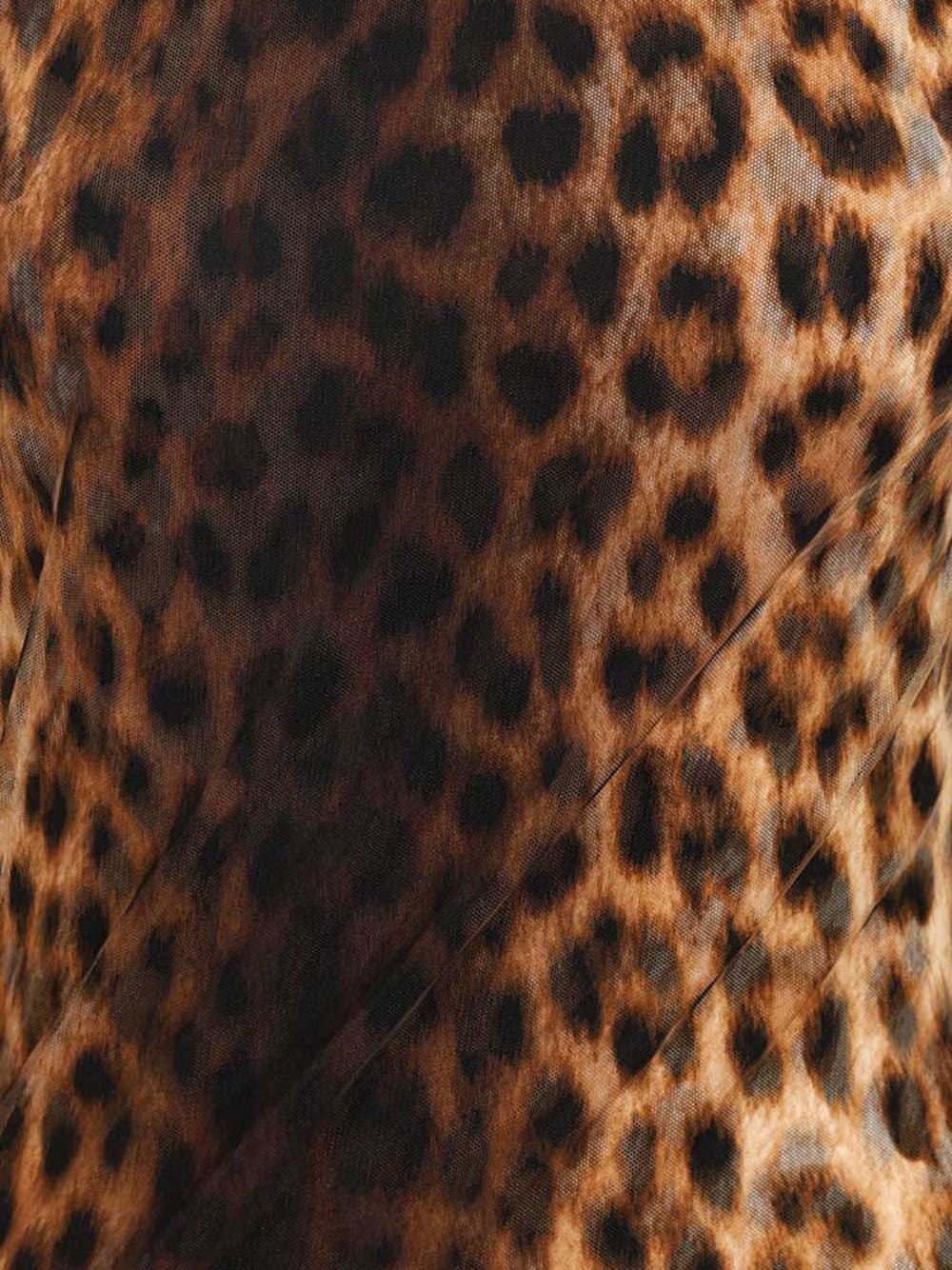 Sportmax Women Bi-Material Animalier Top SPORTMAX