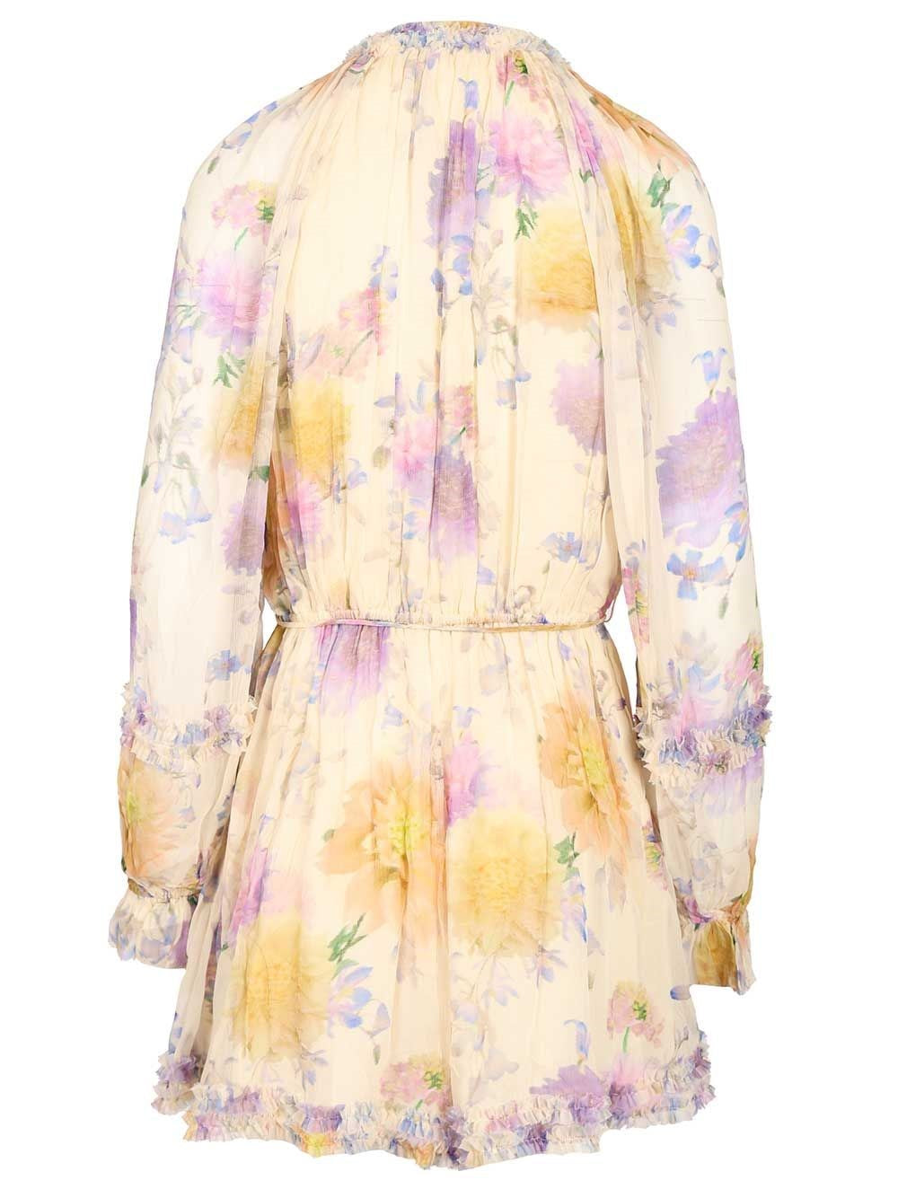 Zimmermann Women Luna Ruffle Playsuit ZIMMERMANN