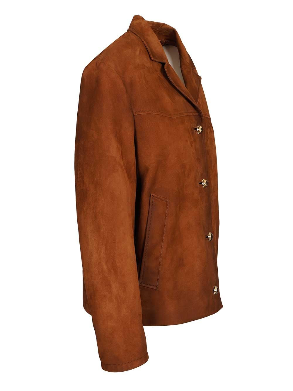 Miu Miu Women Suede Jacket MIU MIU