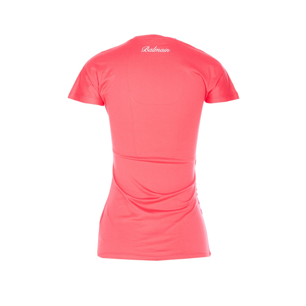 Balmain Women 3 Buttons Draped T-Shirt BALMAIN