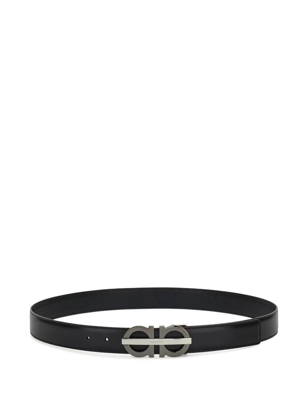 Ferragamo Men Gancini Smooth Leather Reversible Belt FERRAGAMO