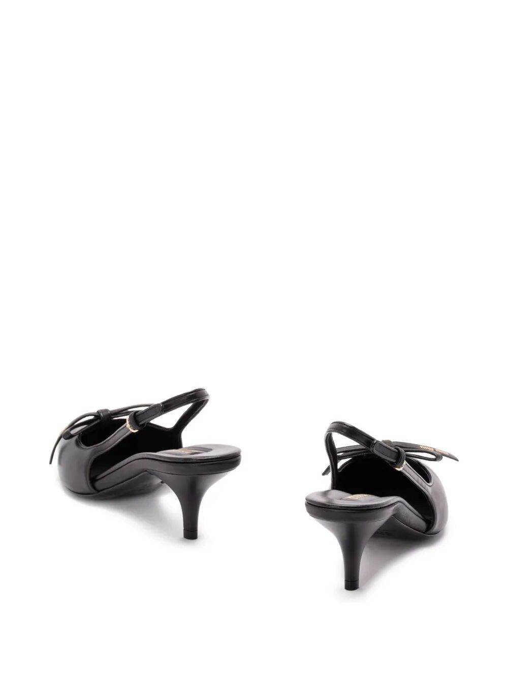 Miu Miu Women Leather Slingback Pumps With Bow MIU MIU