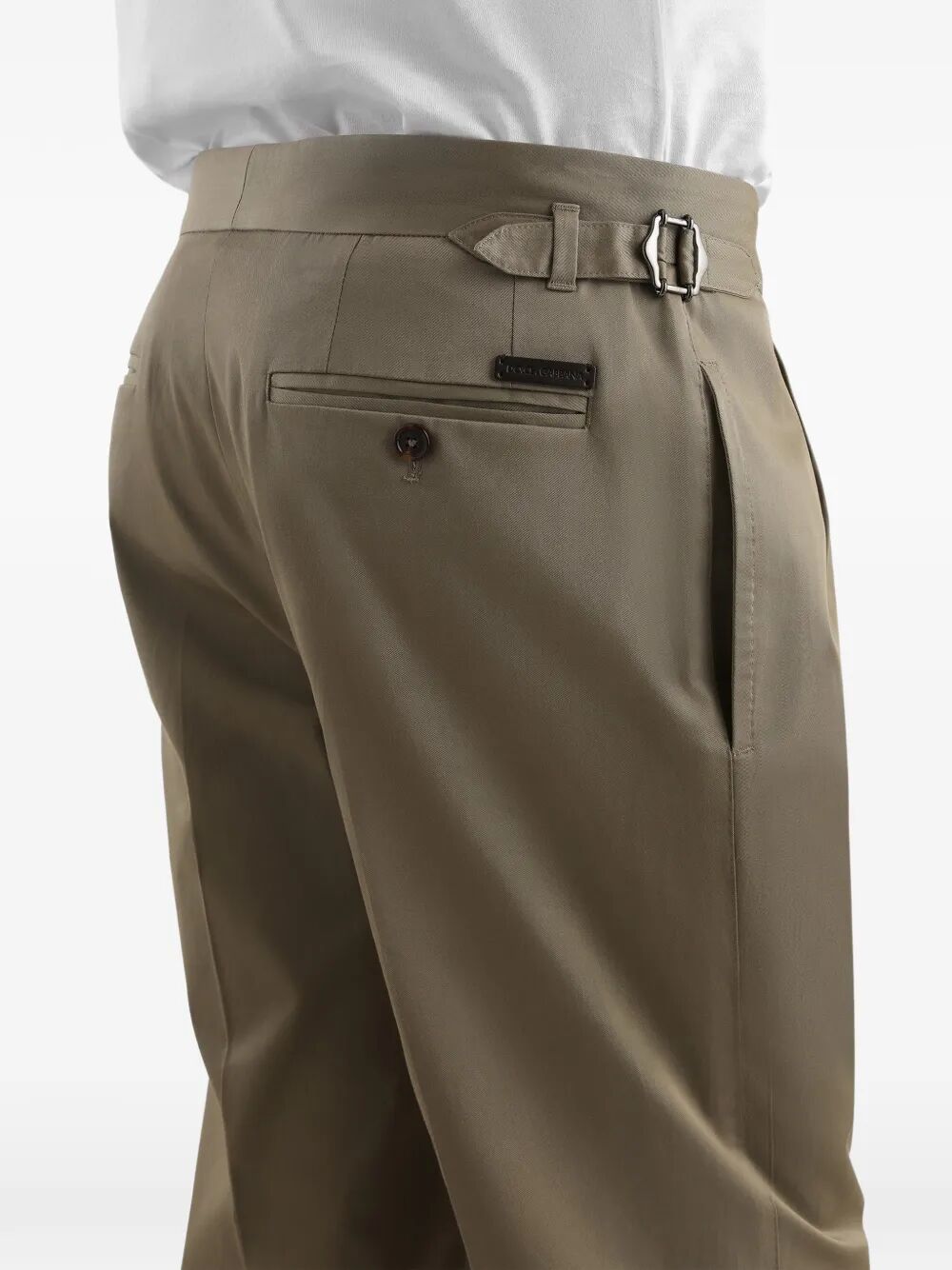 Dolce & Gabbana Men Straight-Leg Pleated Trousers DOLCE & GABBANA