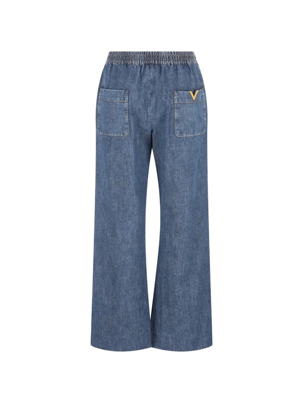 Valentino Garavani Women Tassel-Detail Wide-Leg Jeans VALENTINO GARAVANI