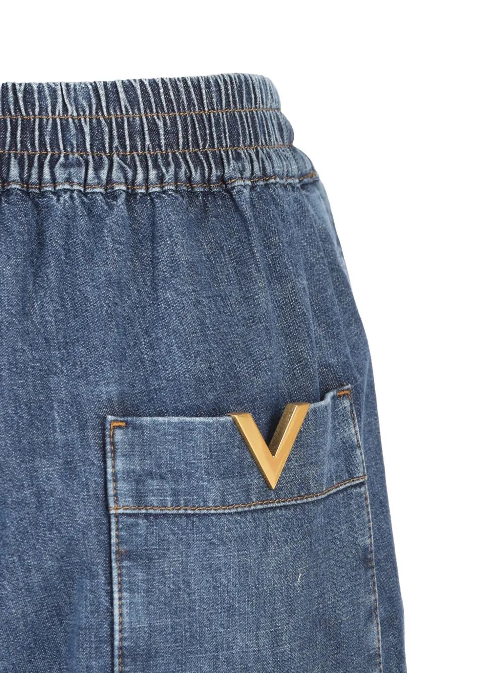 Valentino Garavani Women Tassel-Detail Wide-Leg Jeans VALENTINO GARAVANI