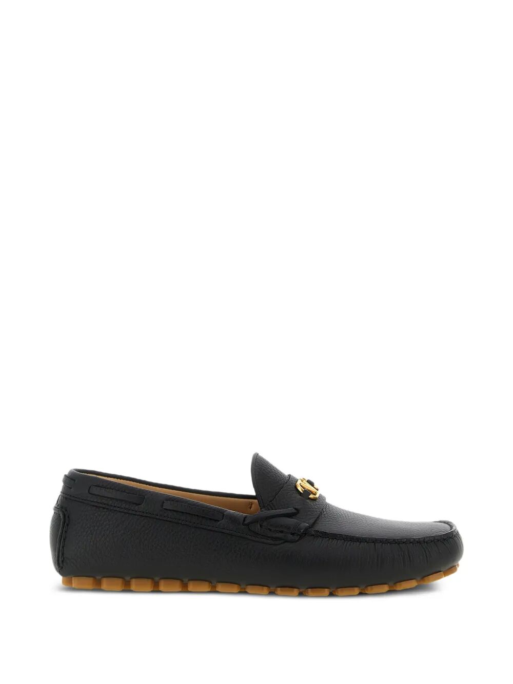 Valentino Garavani Men Driver Fastaway Leather Loafers VALENTINO GARAVANI