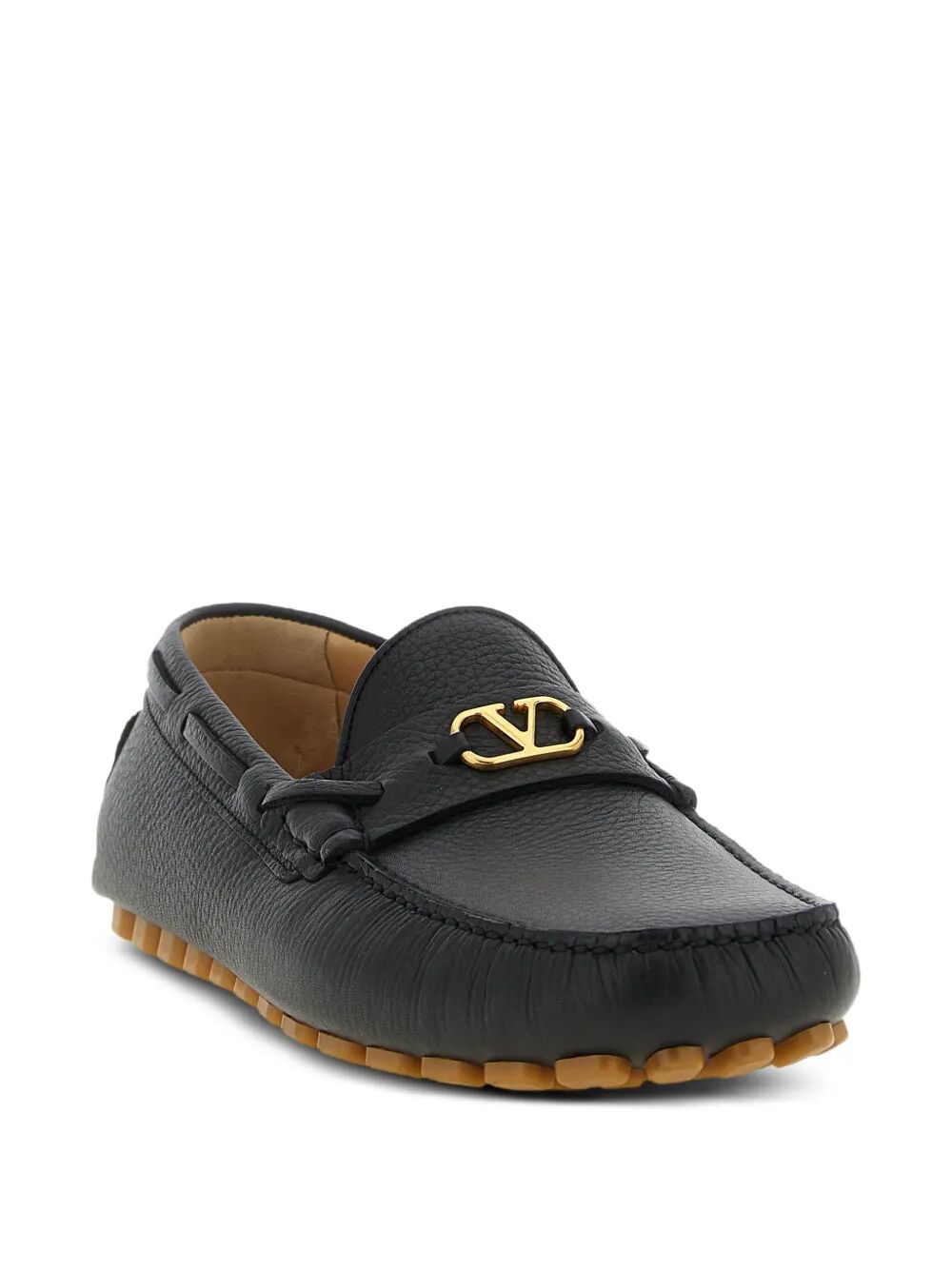 Valentino Garavani Men Driver Fastaway Leather Loafers VALENTINO GARAVANI