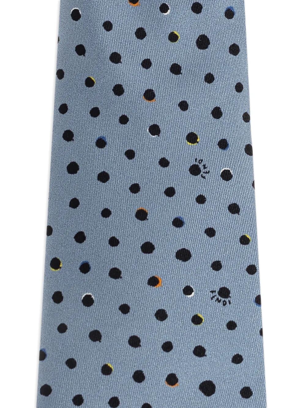 Fendi Men Falena Micro Dots Pattern Silk Tie FENDI