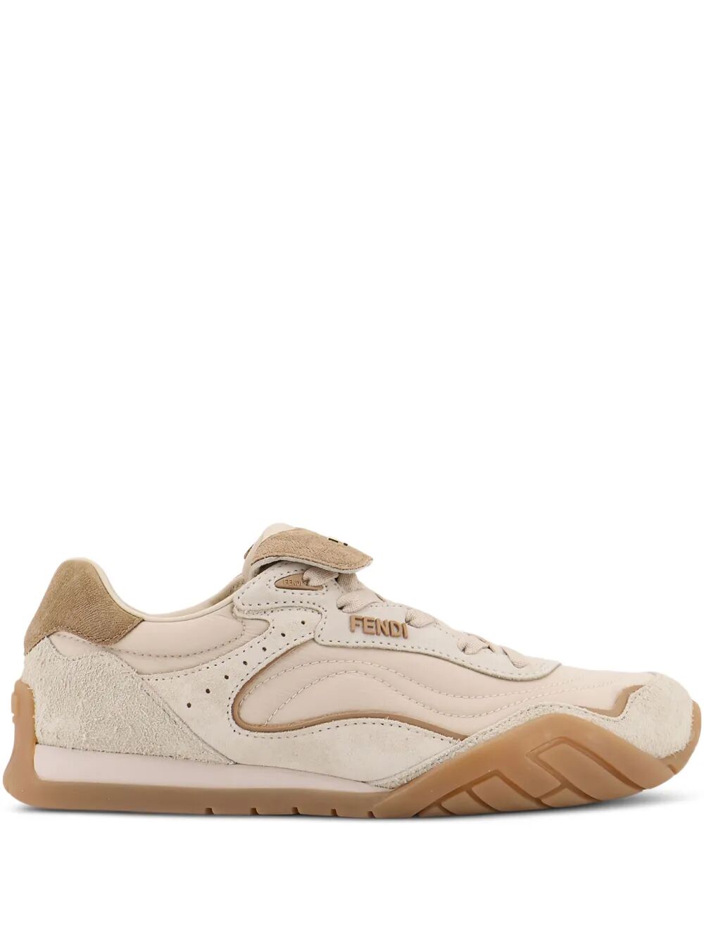 Fendi Women Fendi Wave Pulse Suede Sneakers FENDI