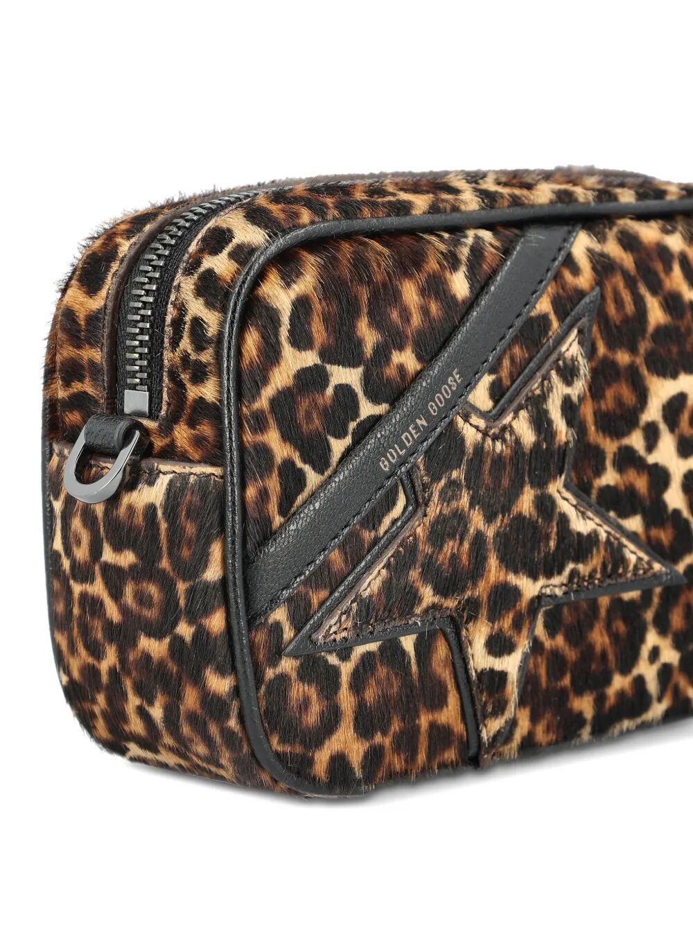 Golden Goose Women Mini Star Bag In Animal-Print Pony Skin With Tone-On-Tone Star GOLDEN GOOSE