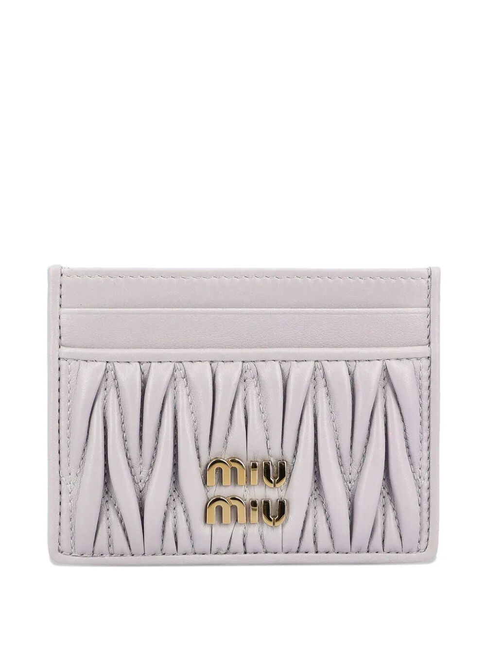 Miu Miu Women Matelassé Nappa Leather Card Holder MIU MIU