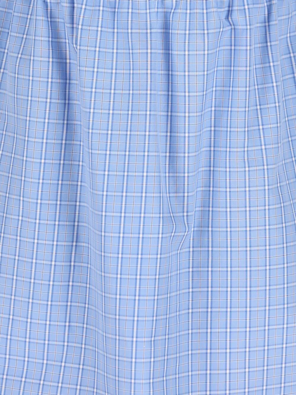 Miu Miu Women Plaid-Pattern Popeline Mini Dress MIU MIU