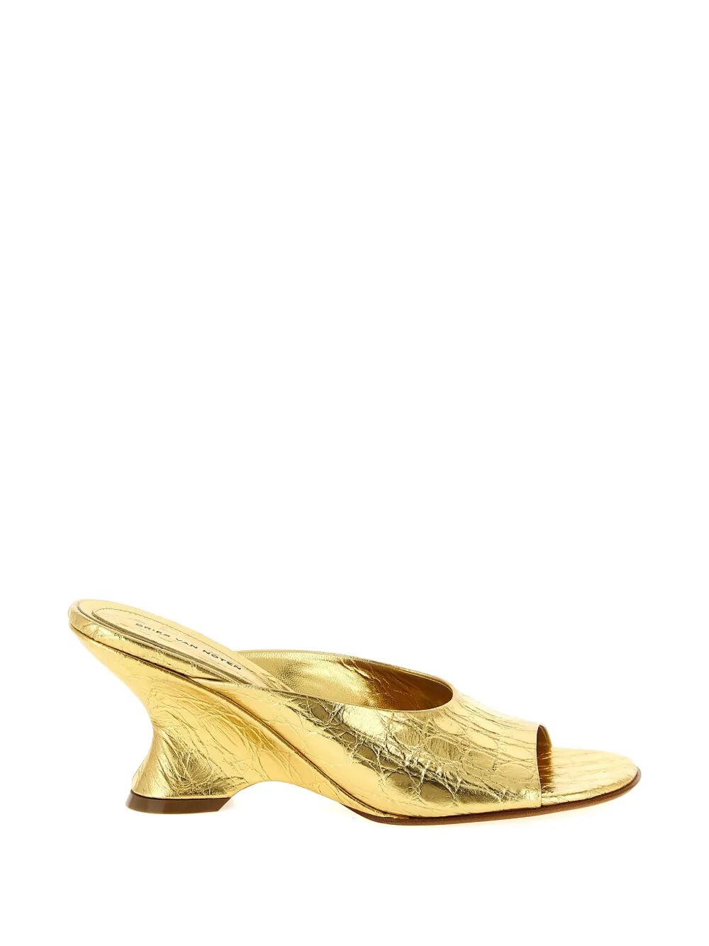 Dries Van Noten Women Open-Toe Leather Mules DRIES VAN NOTEN