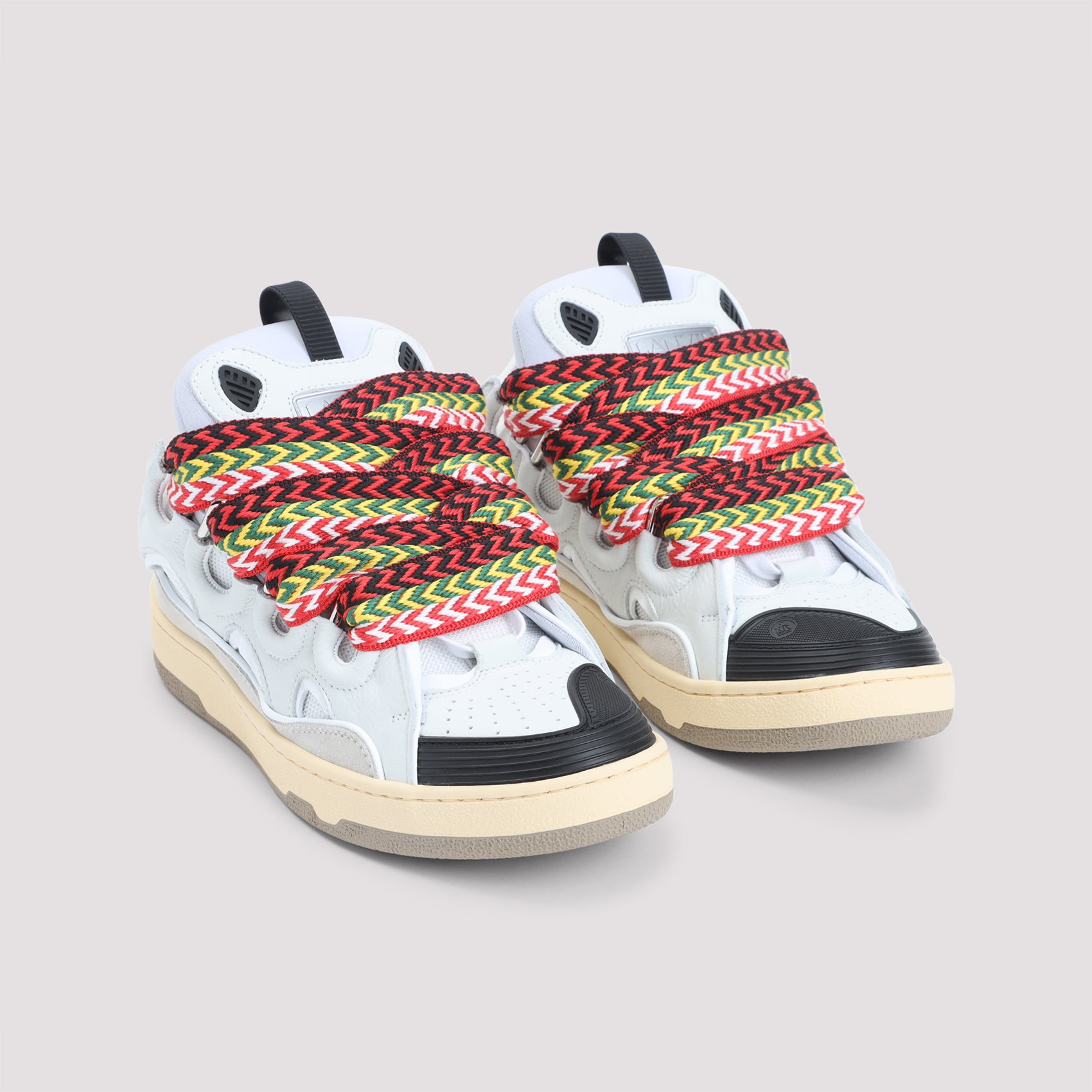 Lanvin Leather Curb Sneakers Unisex LANVIN