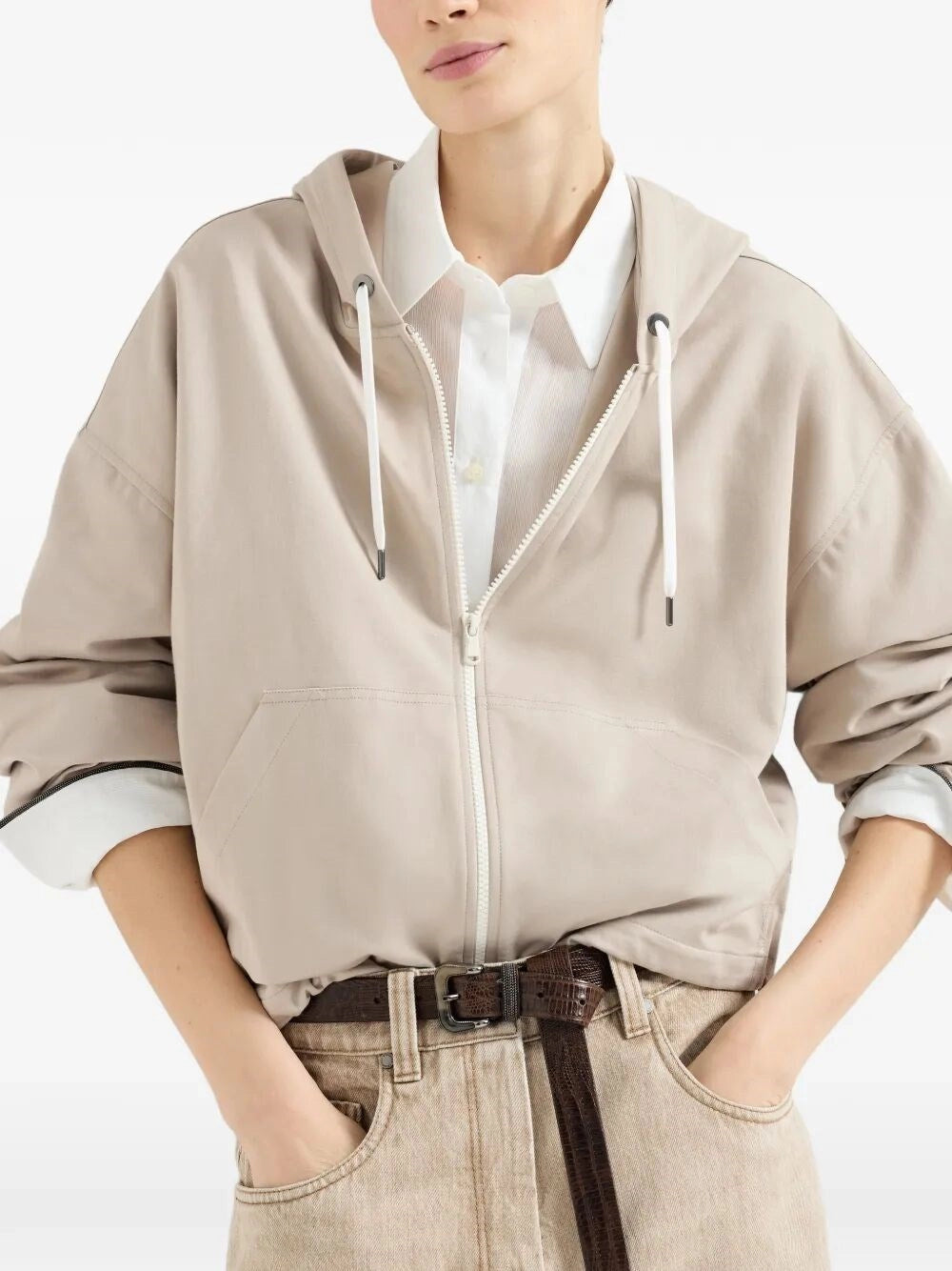 Brunello Cucinelli Women Couture Interlock Hoodie BRUNELLO CUCINELLI
