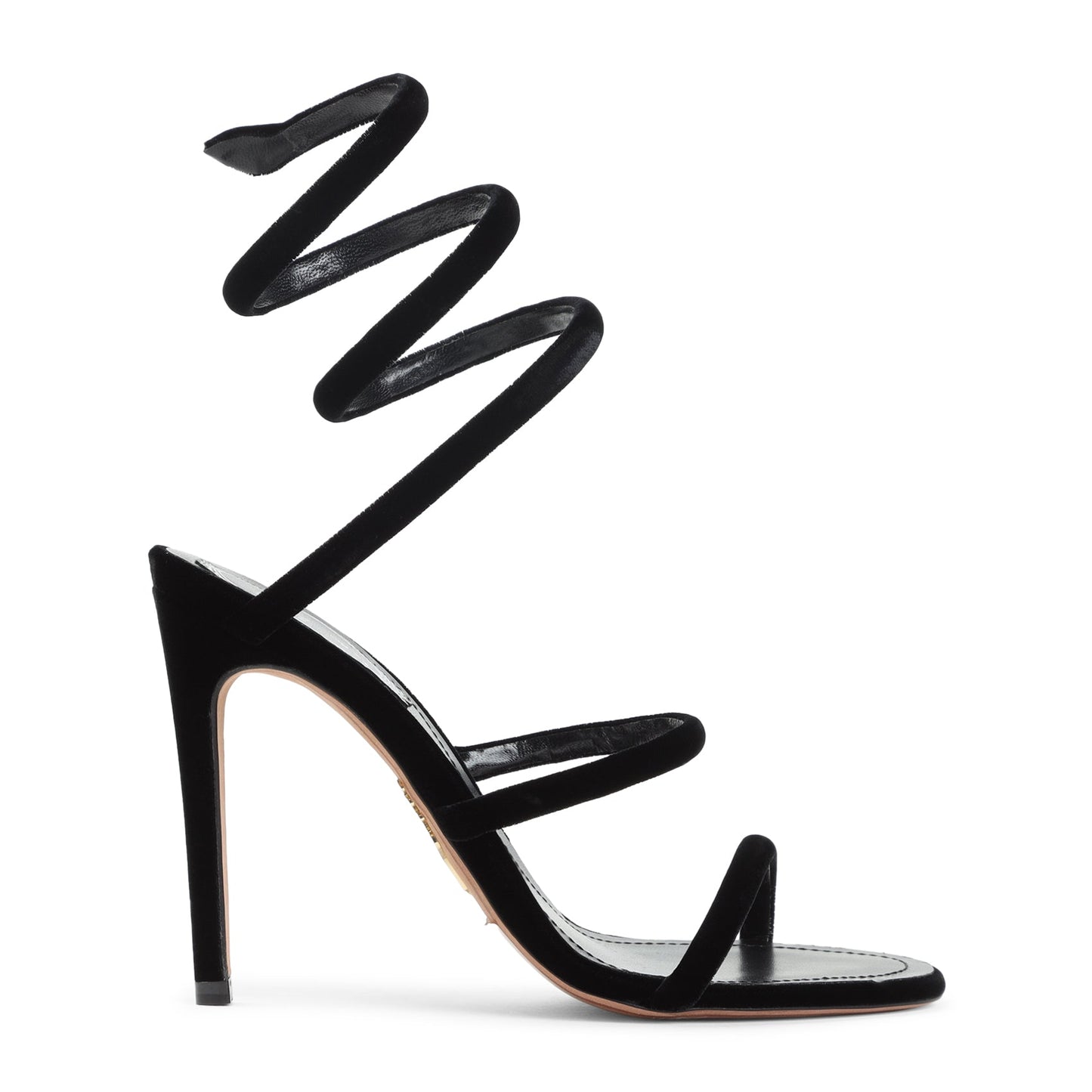 Rene Caovilla Velvet Snake Sandals Women RENE CAOVILLA