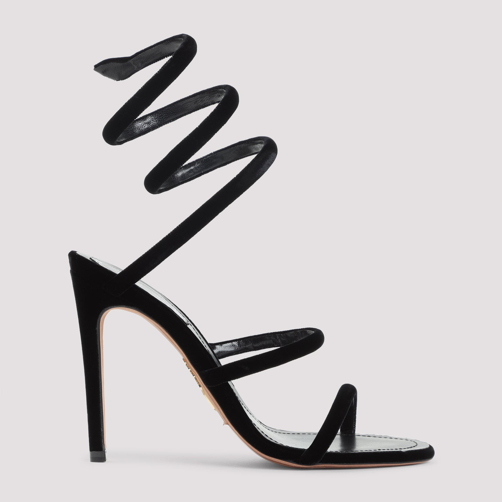 Rene Caovilla Velvet Snake Sandals Women RENE CAOVILLA