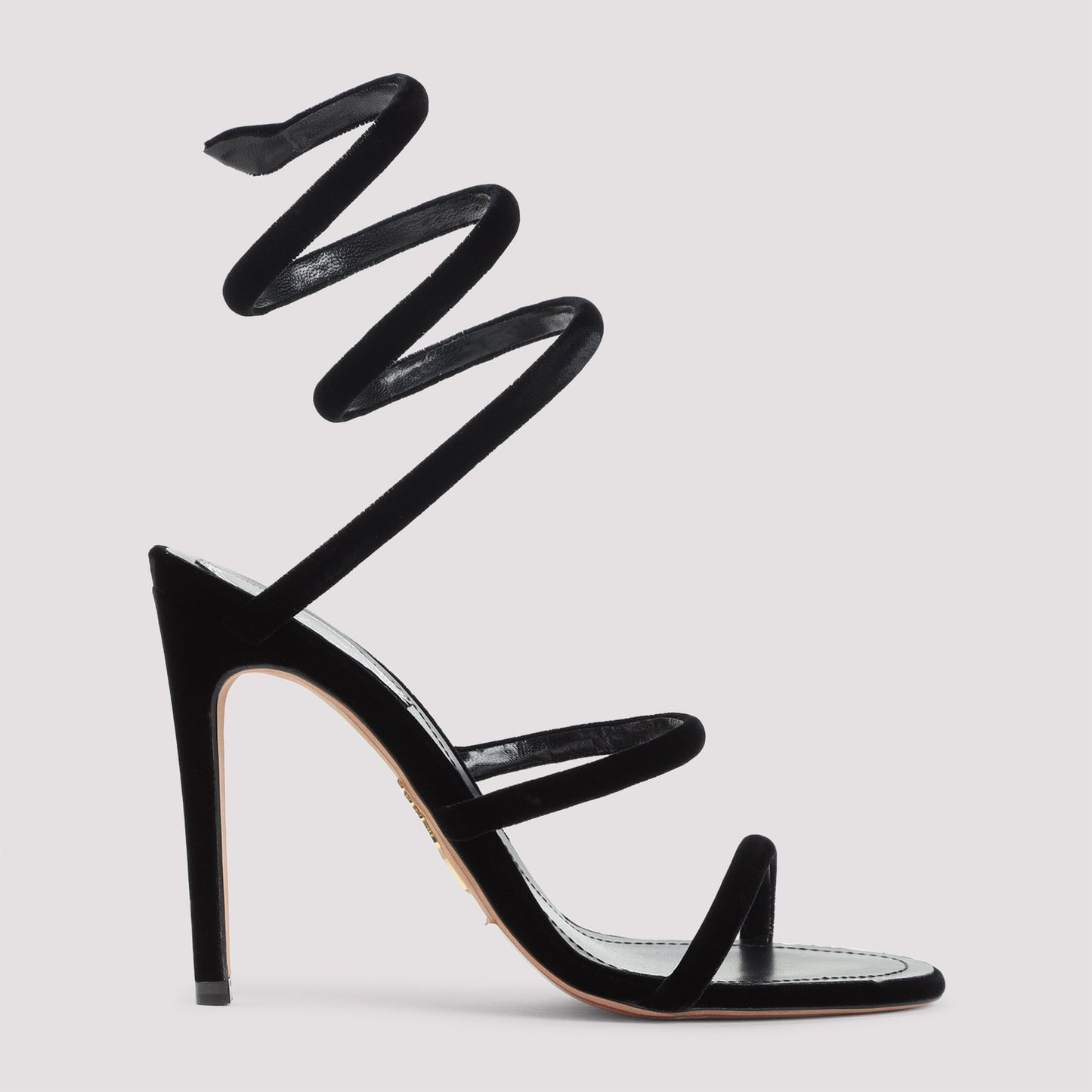 Rene Caovilla Velvet Snake Sandals Women RENE CAOVILLA