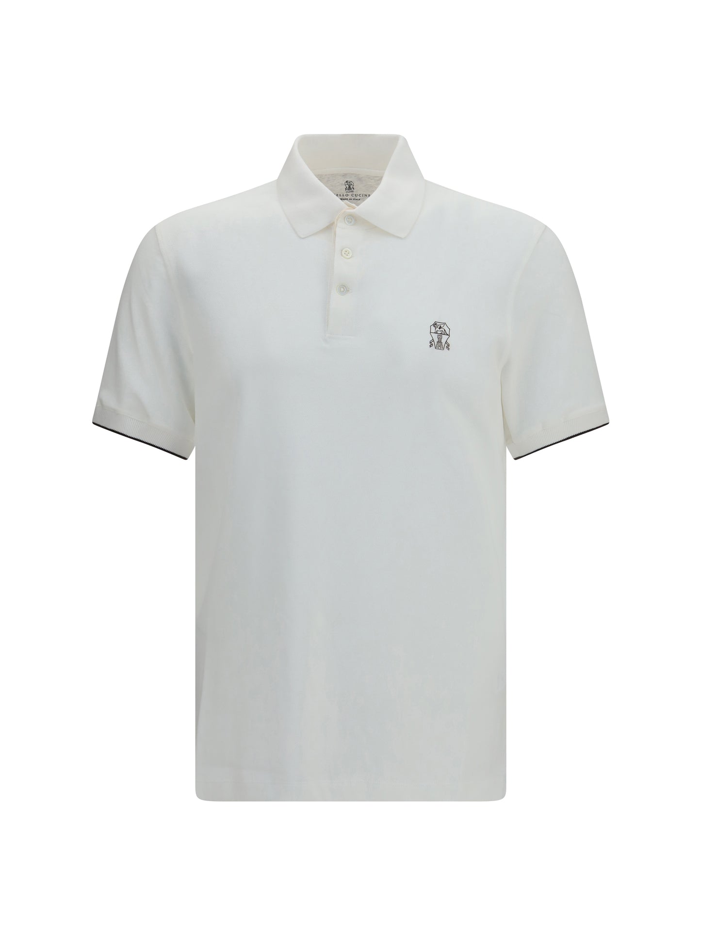 Brunello Cucinelli Men Cotton Polo BRUNELLO CUCINELLI