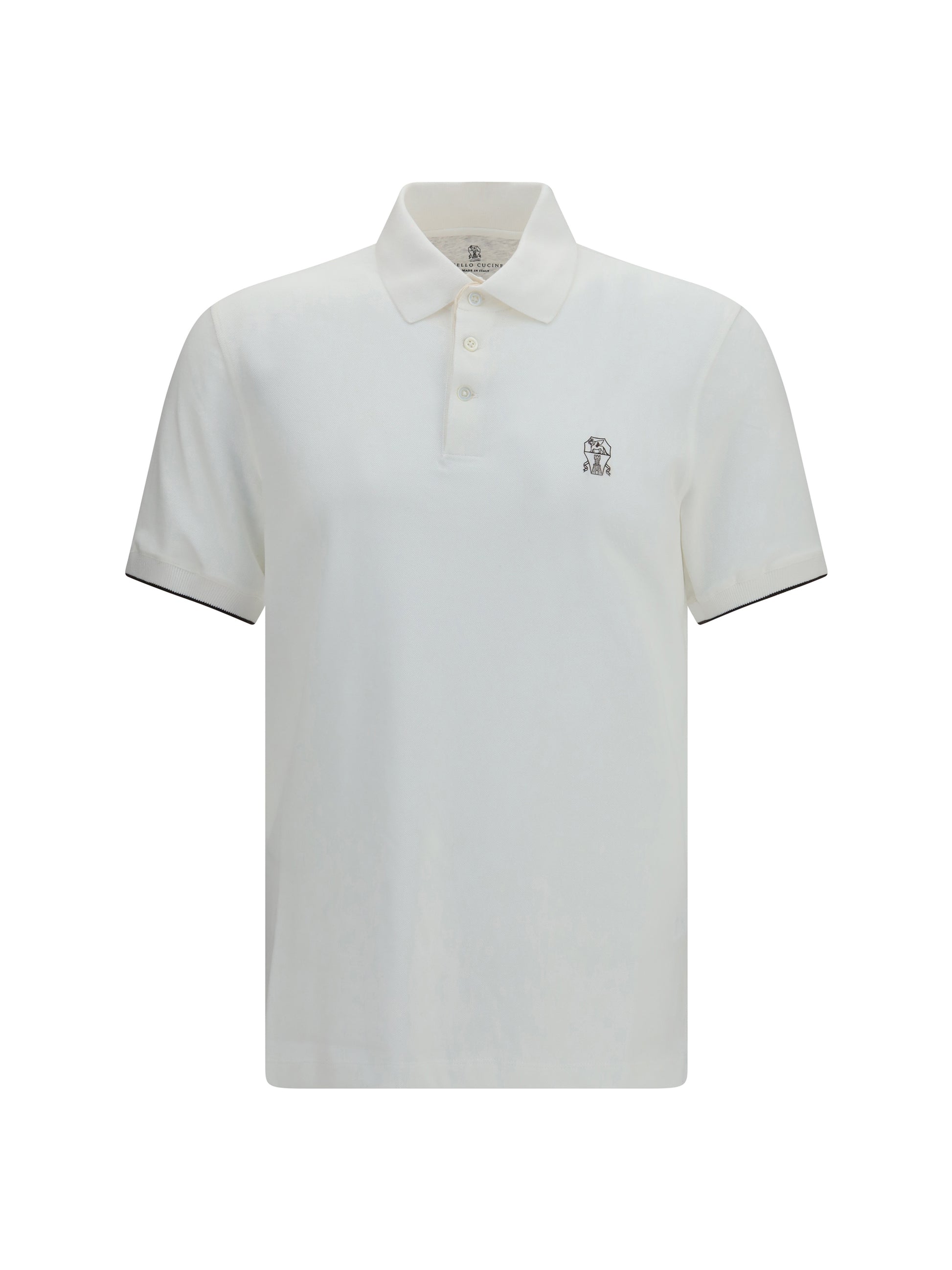 Brunello Cucinelli Men Cotton Polo BRUNELLO CUCINELLI