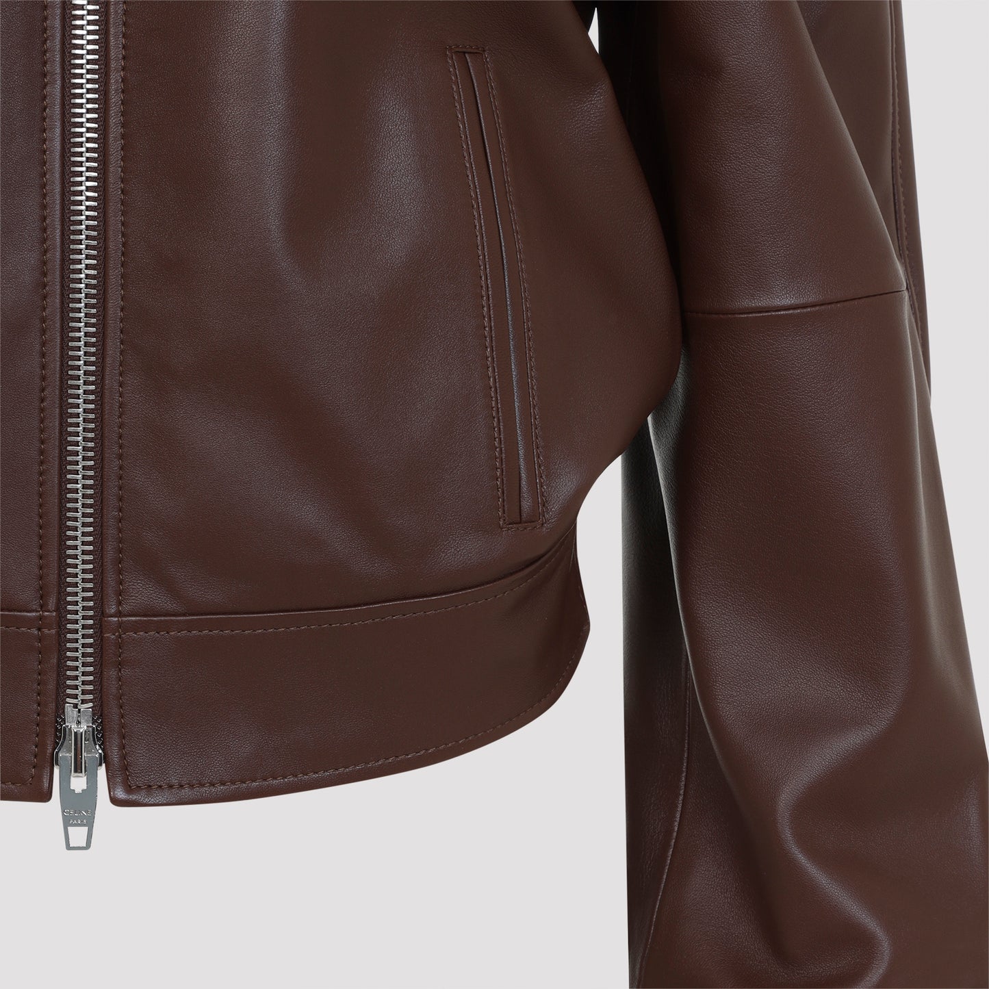 Celine Lamb Leather Jacket Women CELINE