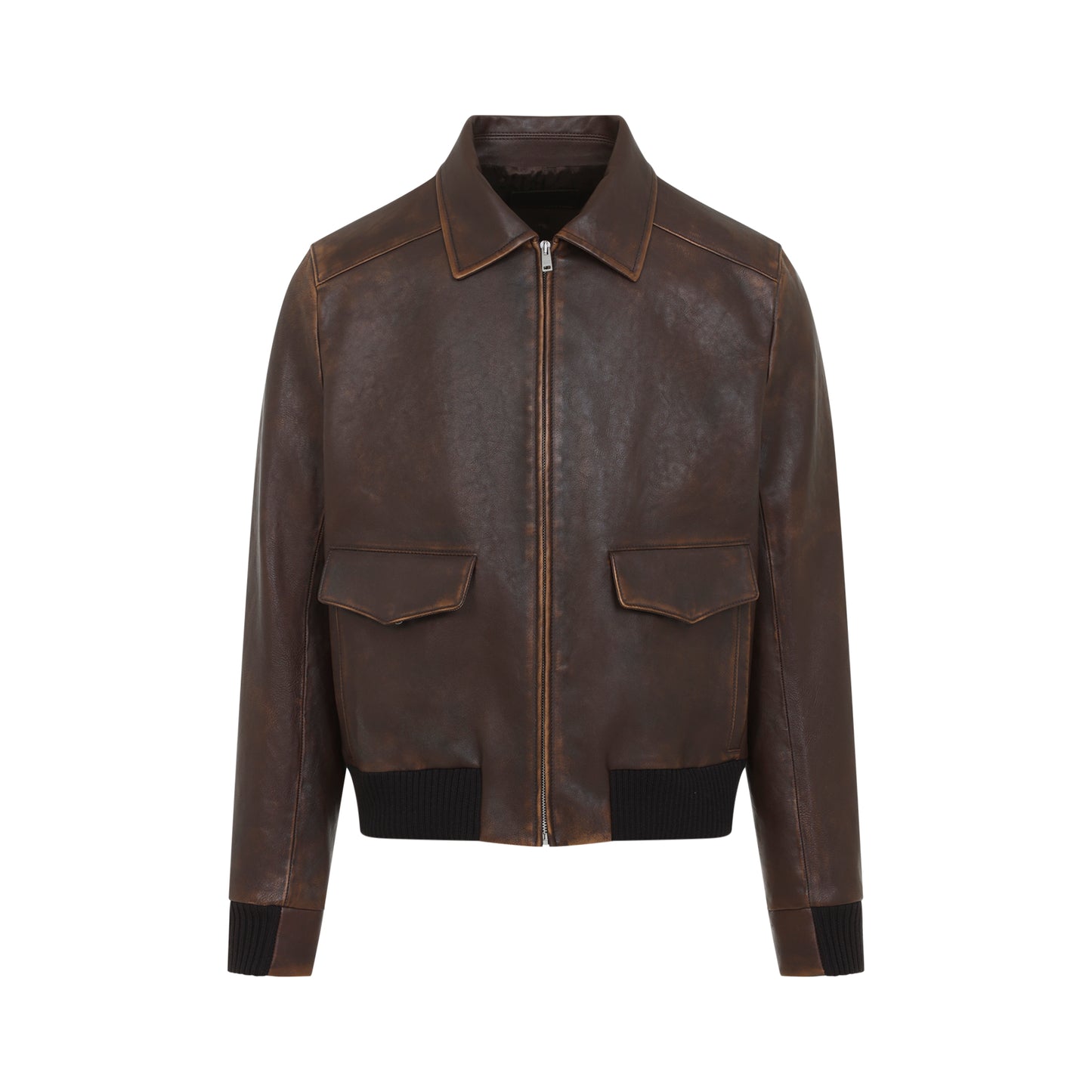 Prada Leather Jacket Men PRADA