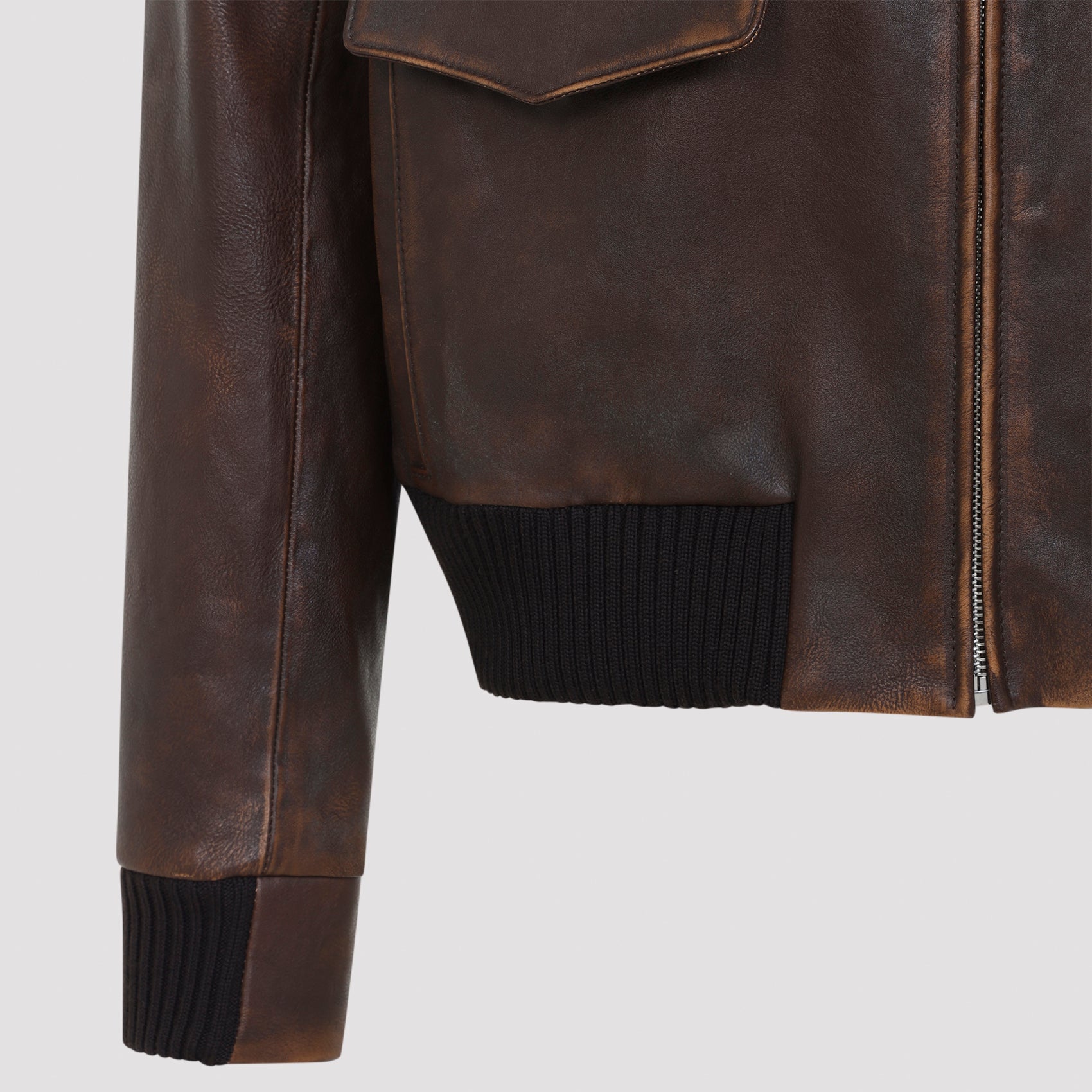 Prada Leather Jacket Men PRADA