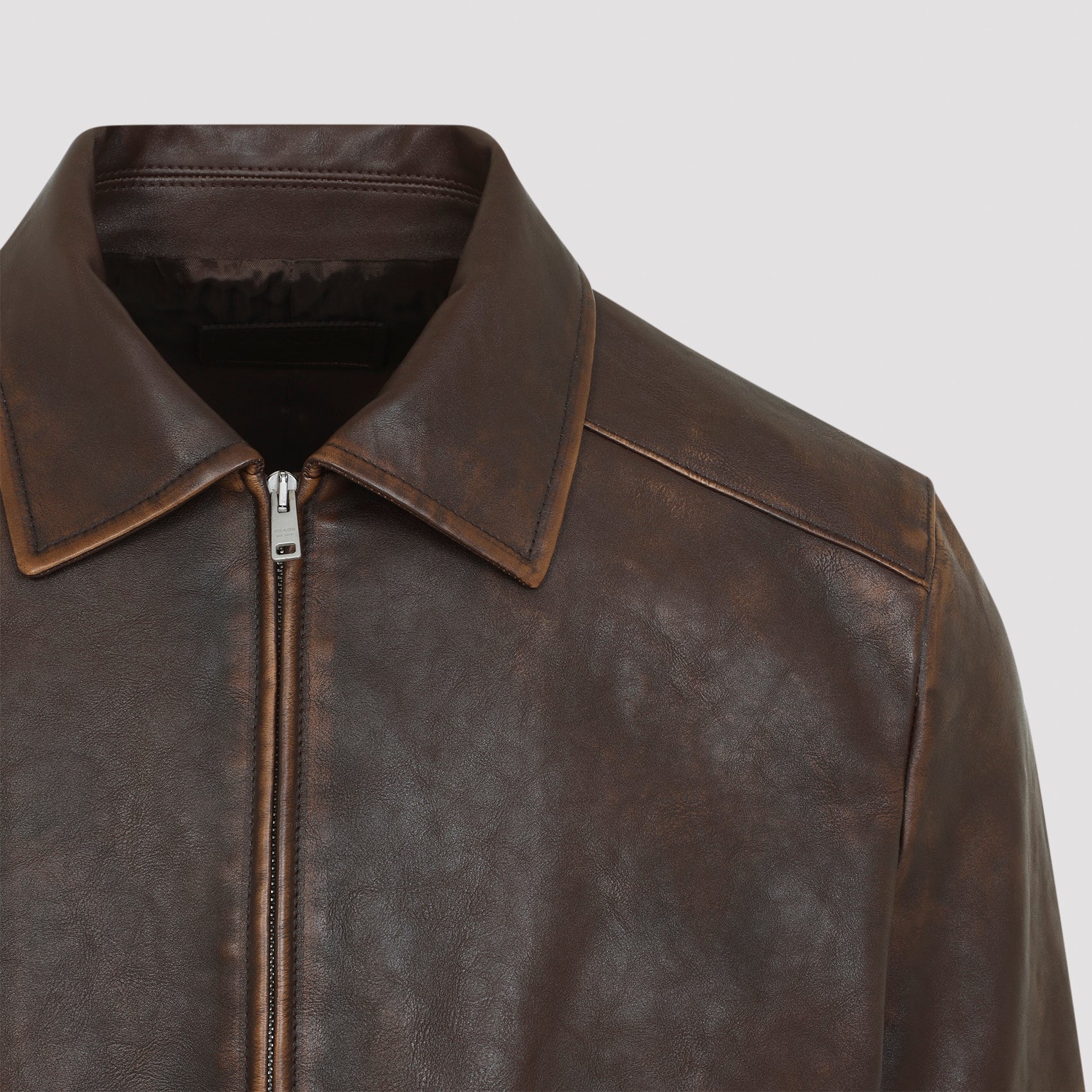Prada Leather Jacket Men PRADA