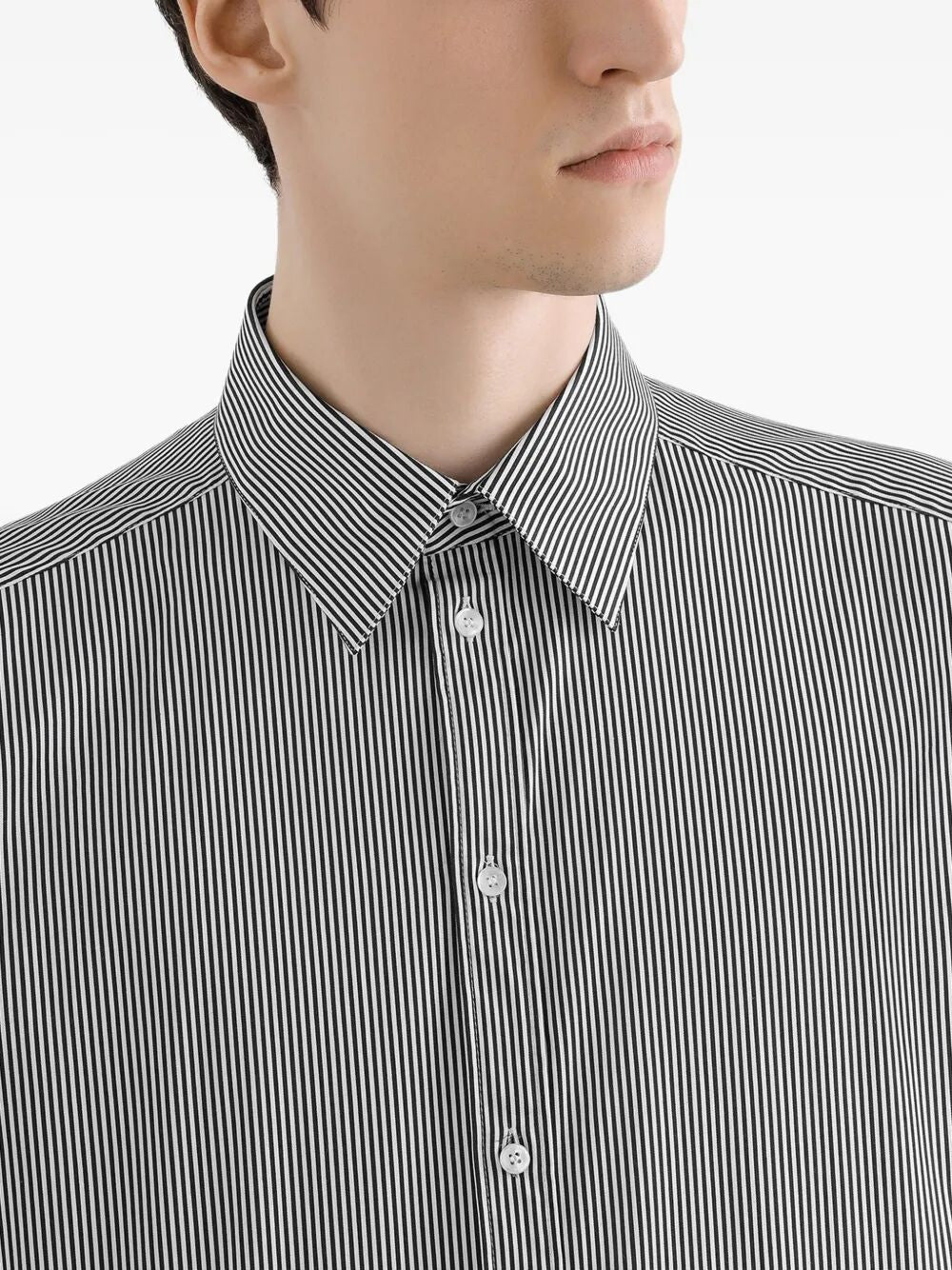 Dolce & Gabbana Men Striped Cotton Shirt DOLCE & GABBANA