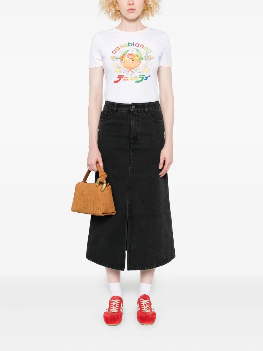 A.P.C. Women Georgia Denim Midi Skirt A.P.C.