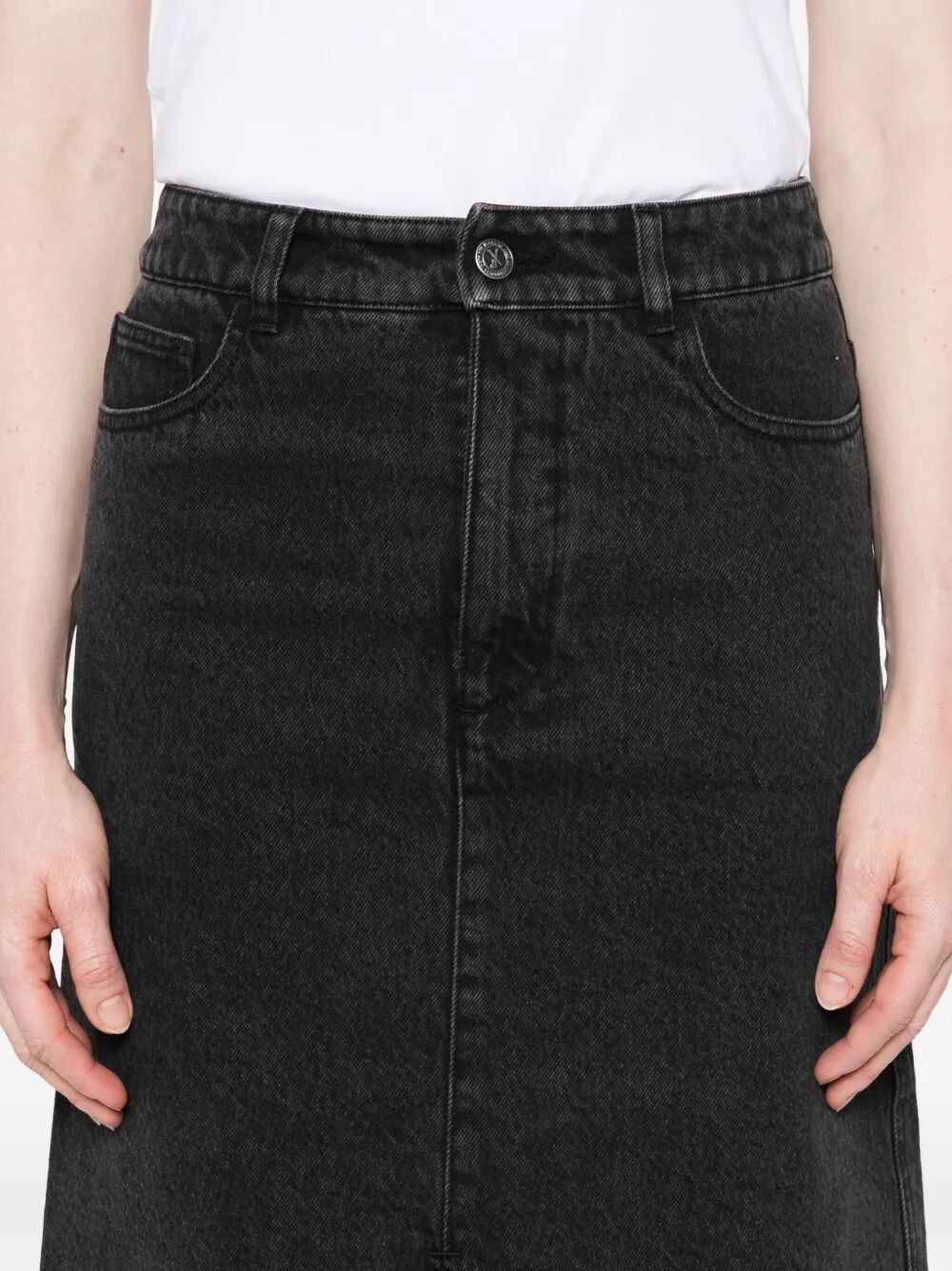 A.P.C. Women Georgia Denim Midi Skirt A.P.C.
