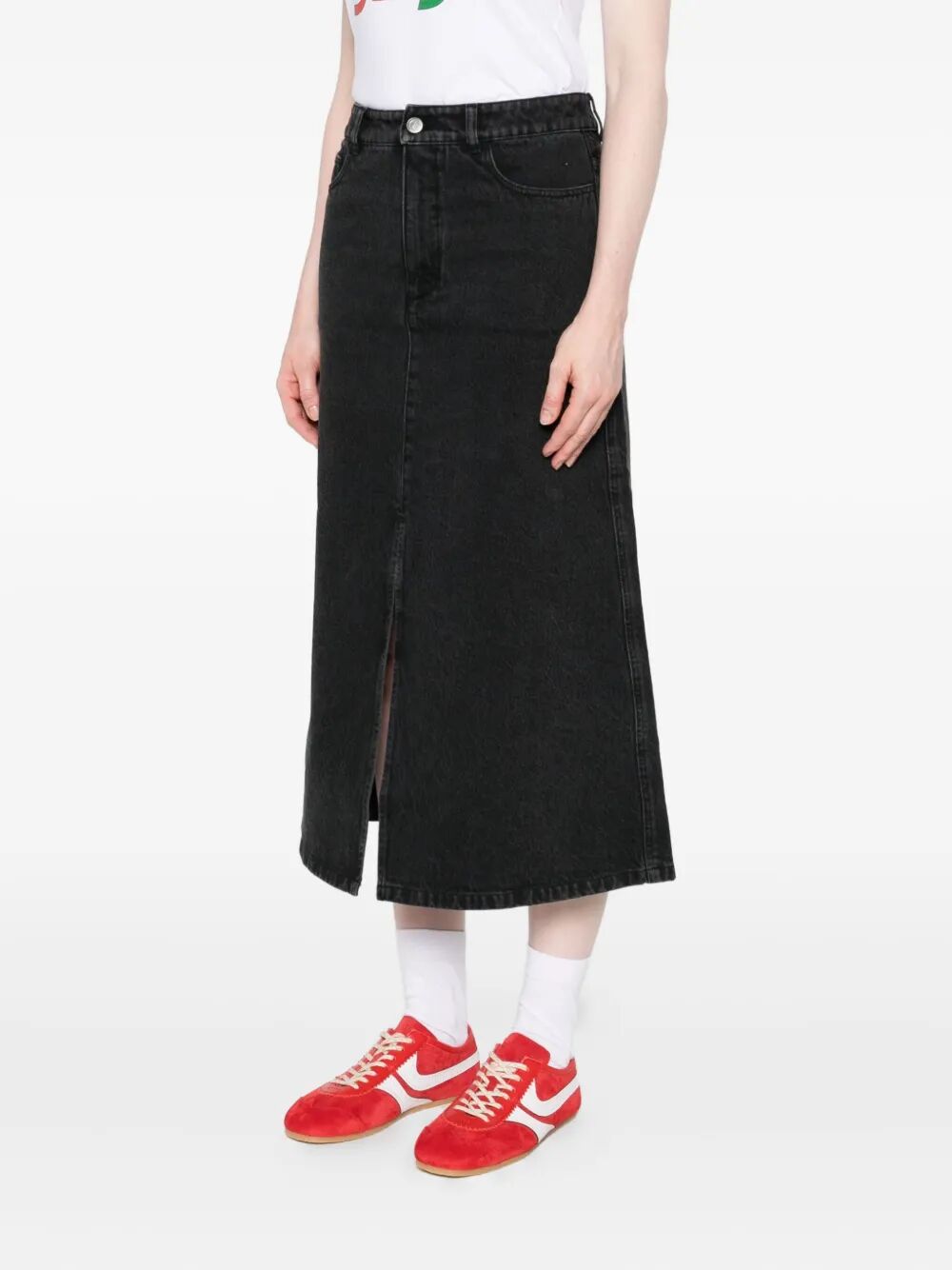 A.P.C. Women Georgia Denim Midi Skirt A.P.C.
