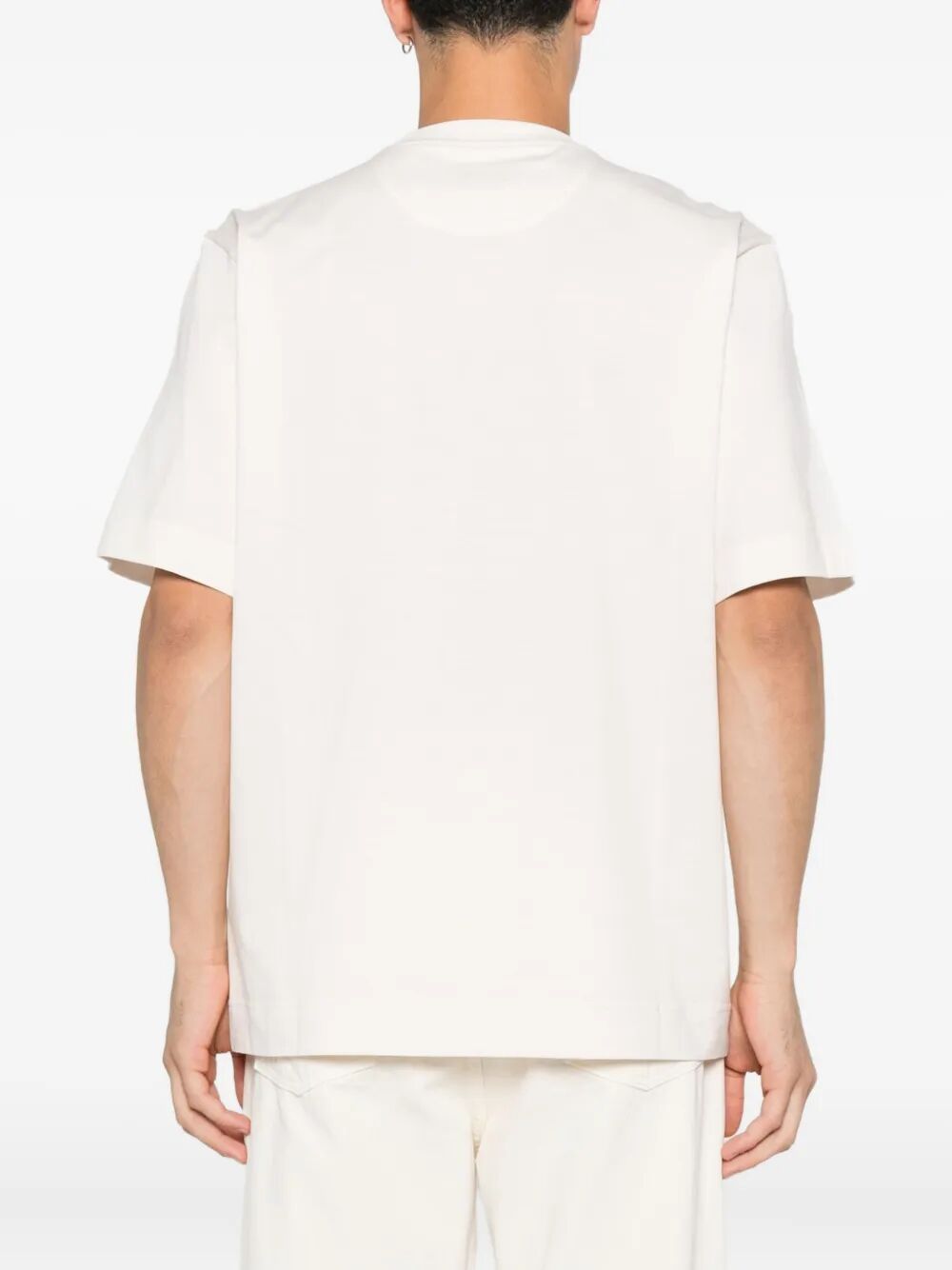 Fendi Men Fendi Roma 1925 Print Cotton T-Shirt FENDI
