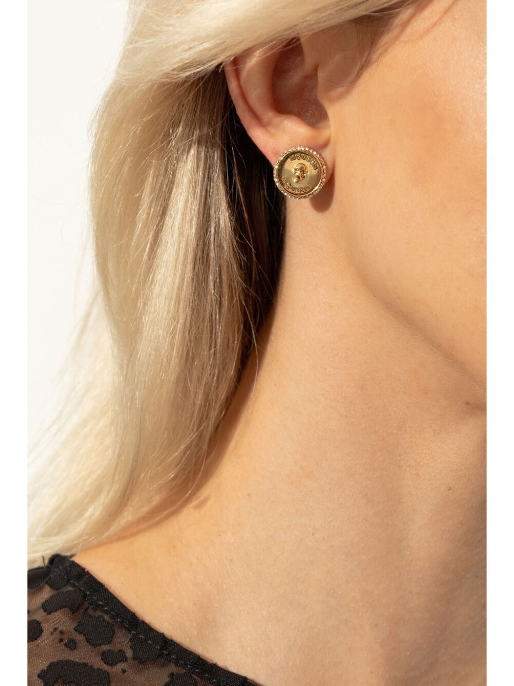 Alexander Mcqueen Women Sovereign Skull Earrings ALEXANDER MCQUEEN