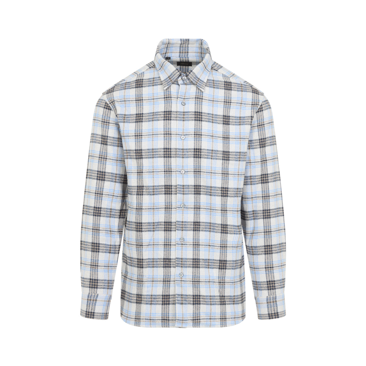 Brioni Hidden Macro Check Shirt Men BRIONI