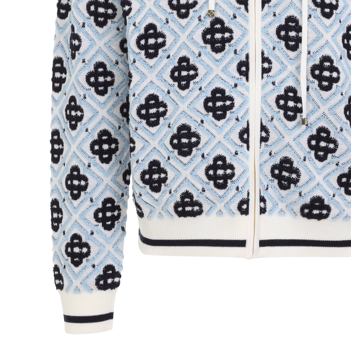 Casablanca Monogram Zip Hp Hoodie Men CASABLANCA