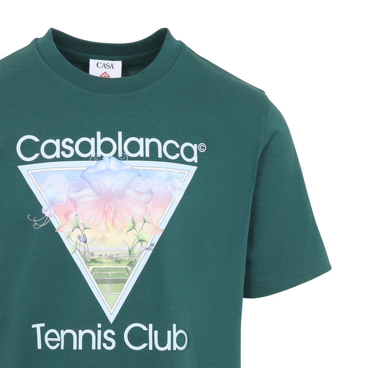 Casablanca Tennis Club Icon Printed Classic T-Shirt Men CASABLANCA