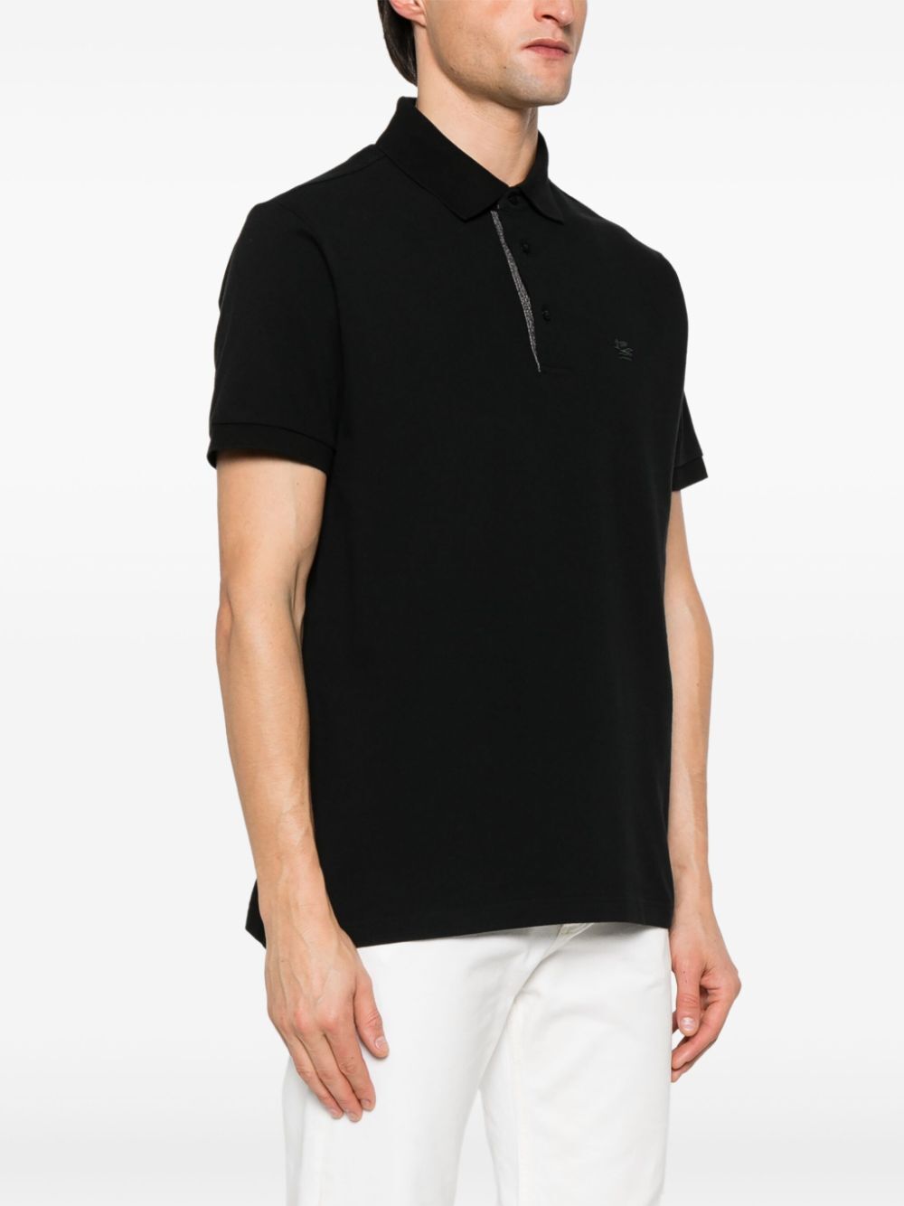 Etro Men Cotton Piqué Polo Shirt ETRO