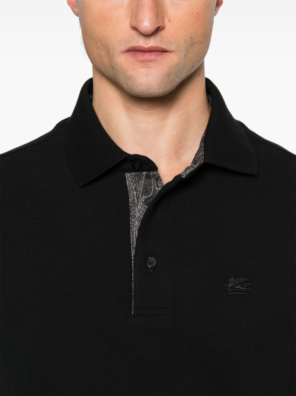 Etro Men Cotton Piqué Polo Shirt ETRO