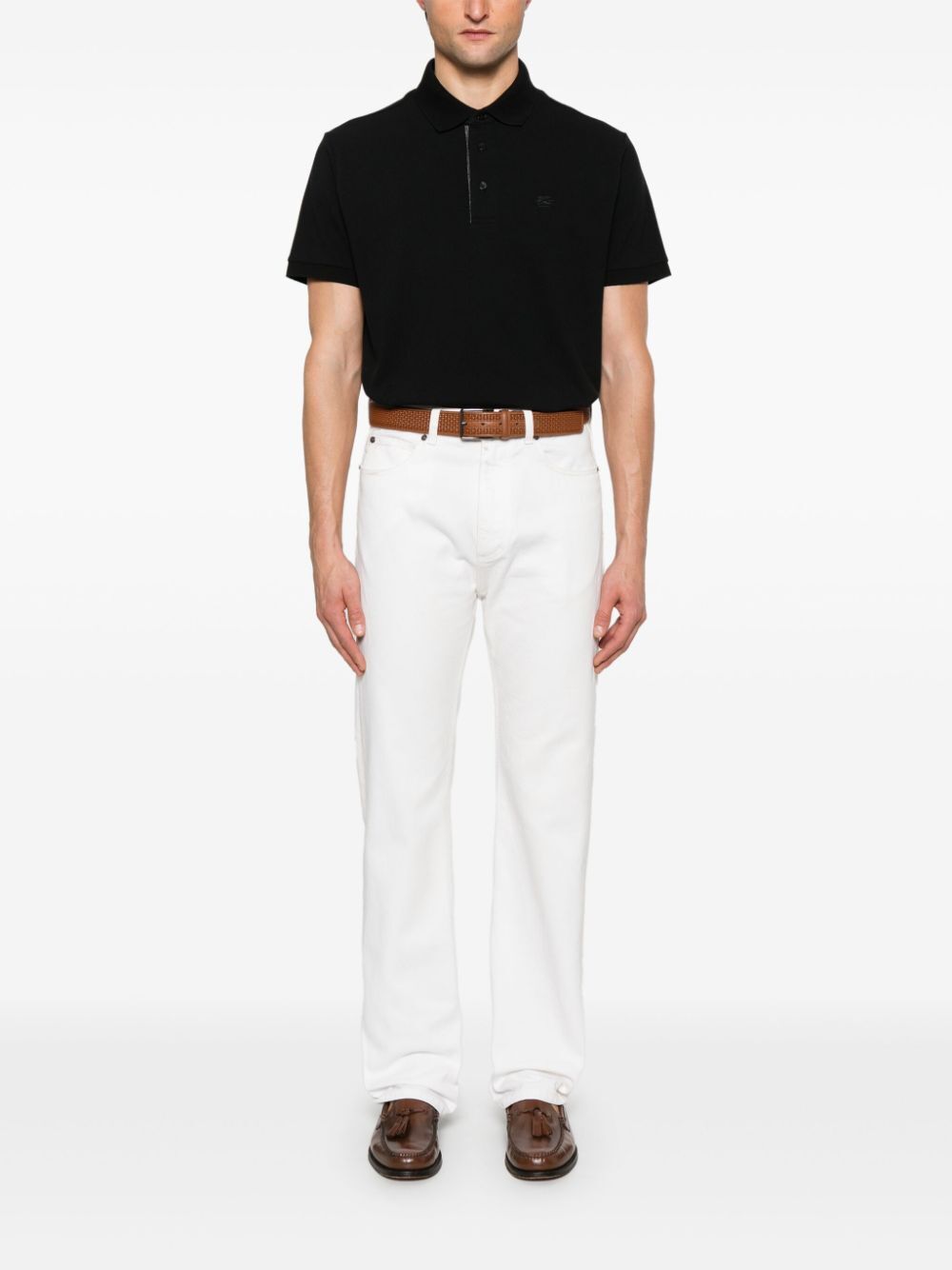Etro Men Cotton Piqué Polo Shirt ETRO