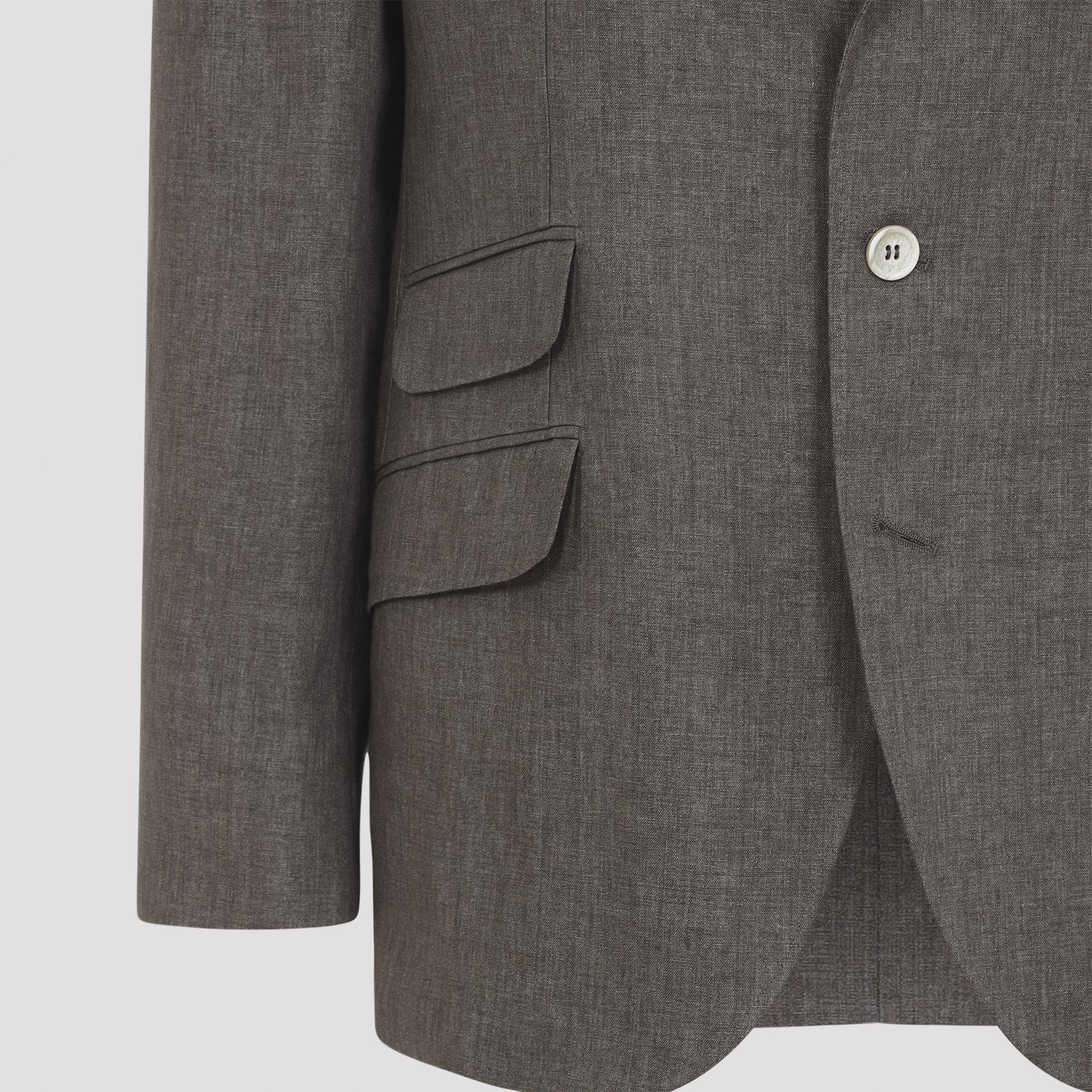 Brunello Cucinelli Linen Jacket Men BRUNELLO CUCINELLI