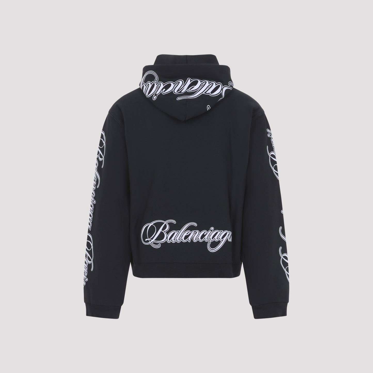 Balenciaga Regular Zip Up Hoodie Men BALENCIAGA