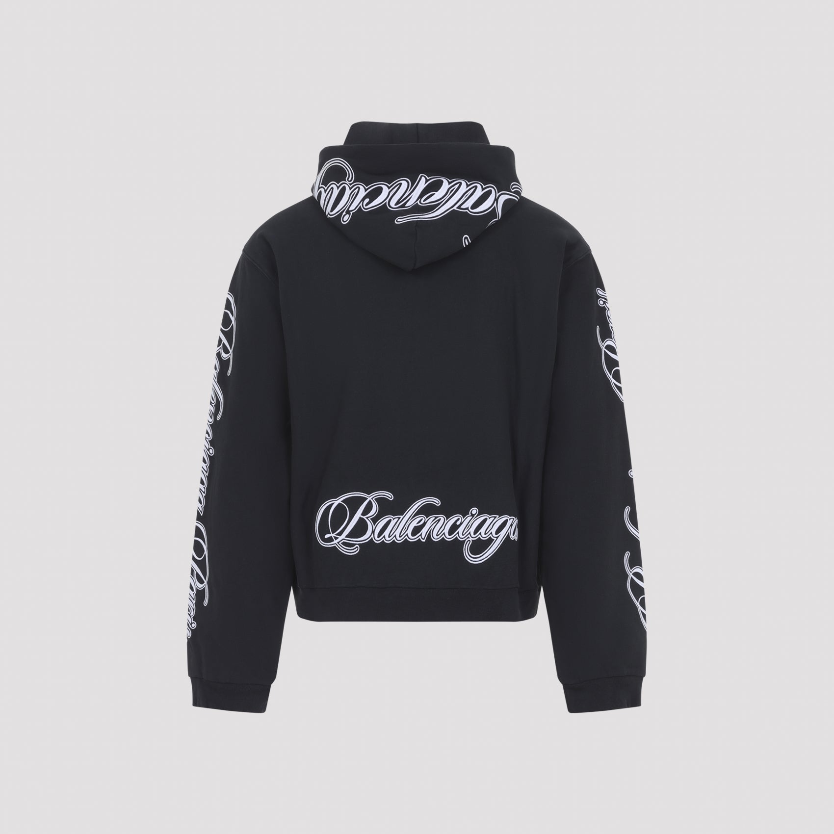 Balenciaga Regular Zip Up Hoodie Men BALENCIAGA
