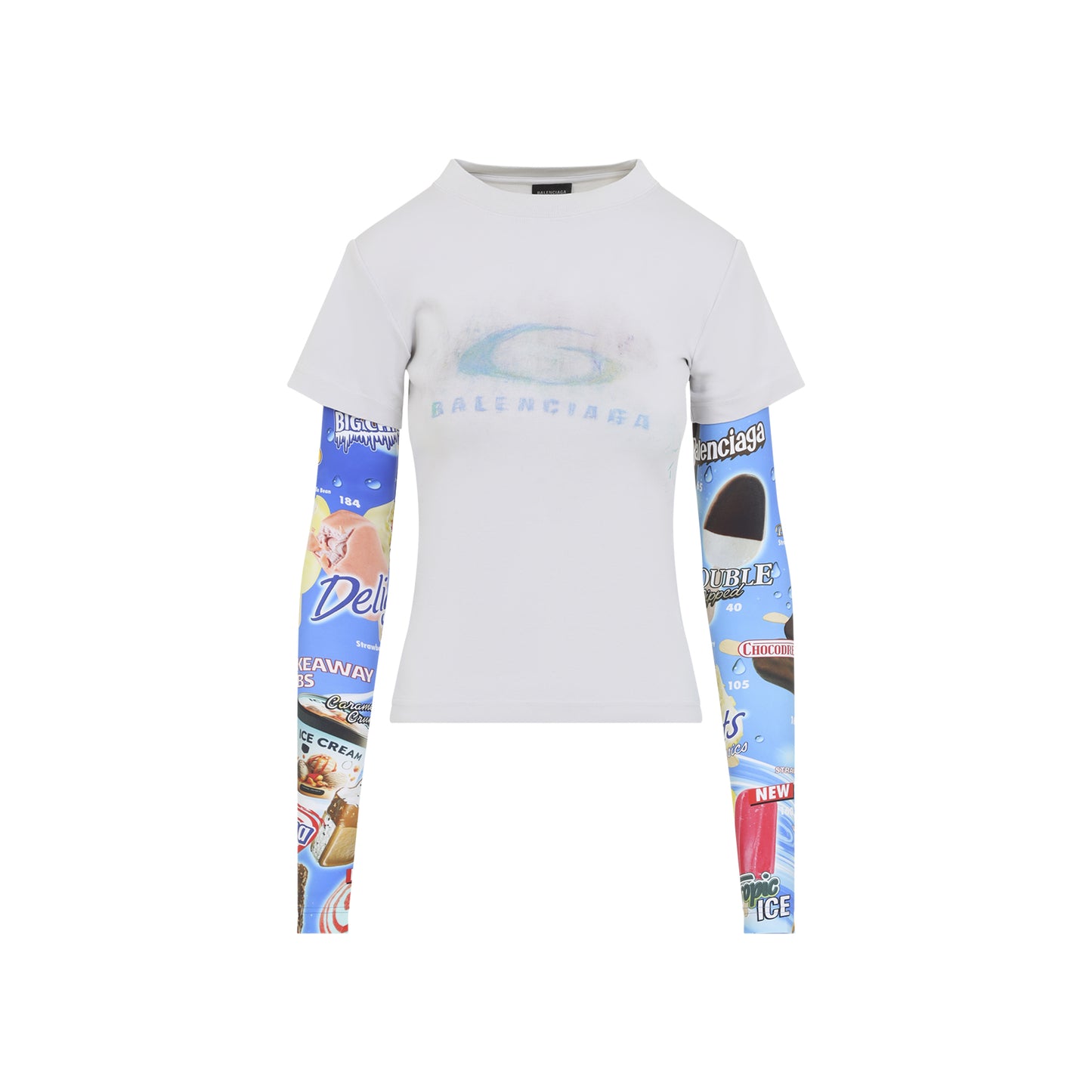 Balenciaga Double Sleeve T-Shirt Women BALENCIAGA