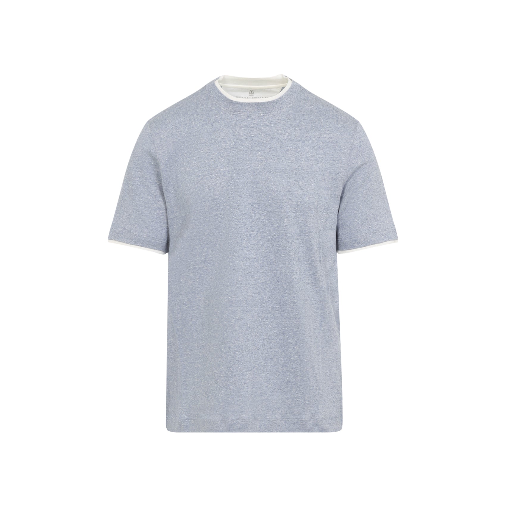 Brunello Cucinelli Bicolor T-Shirt Men BRUNELLO CUCINELLI