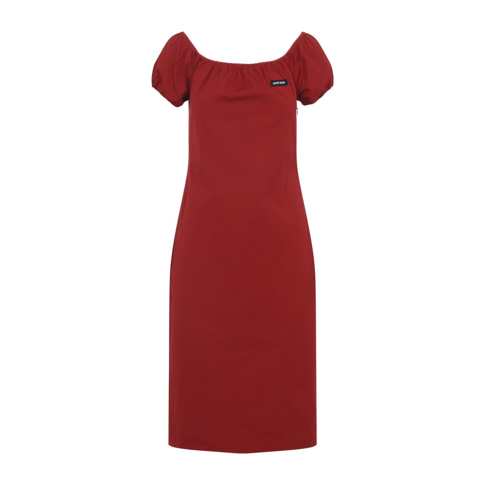 Miu Miu Cotton Midi Dress Women MIU MIU