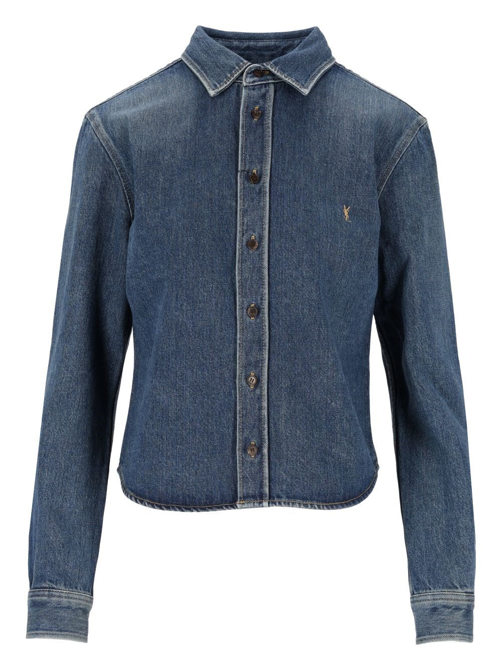 Saint Laurent Women Denim Shirt SAINT LAURENT