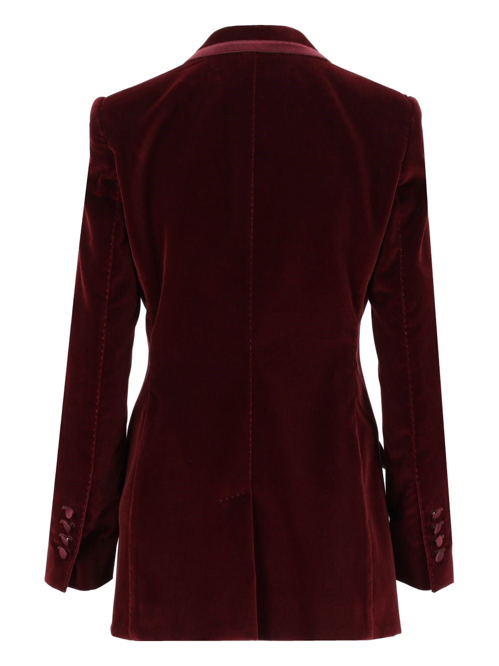 Dolce & Gabbana Women Turlington Single-Breasted Velvet Jacket.