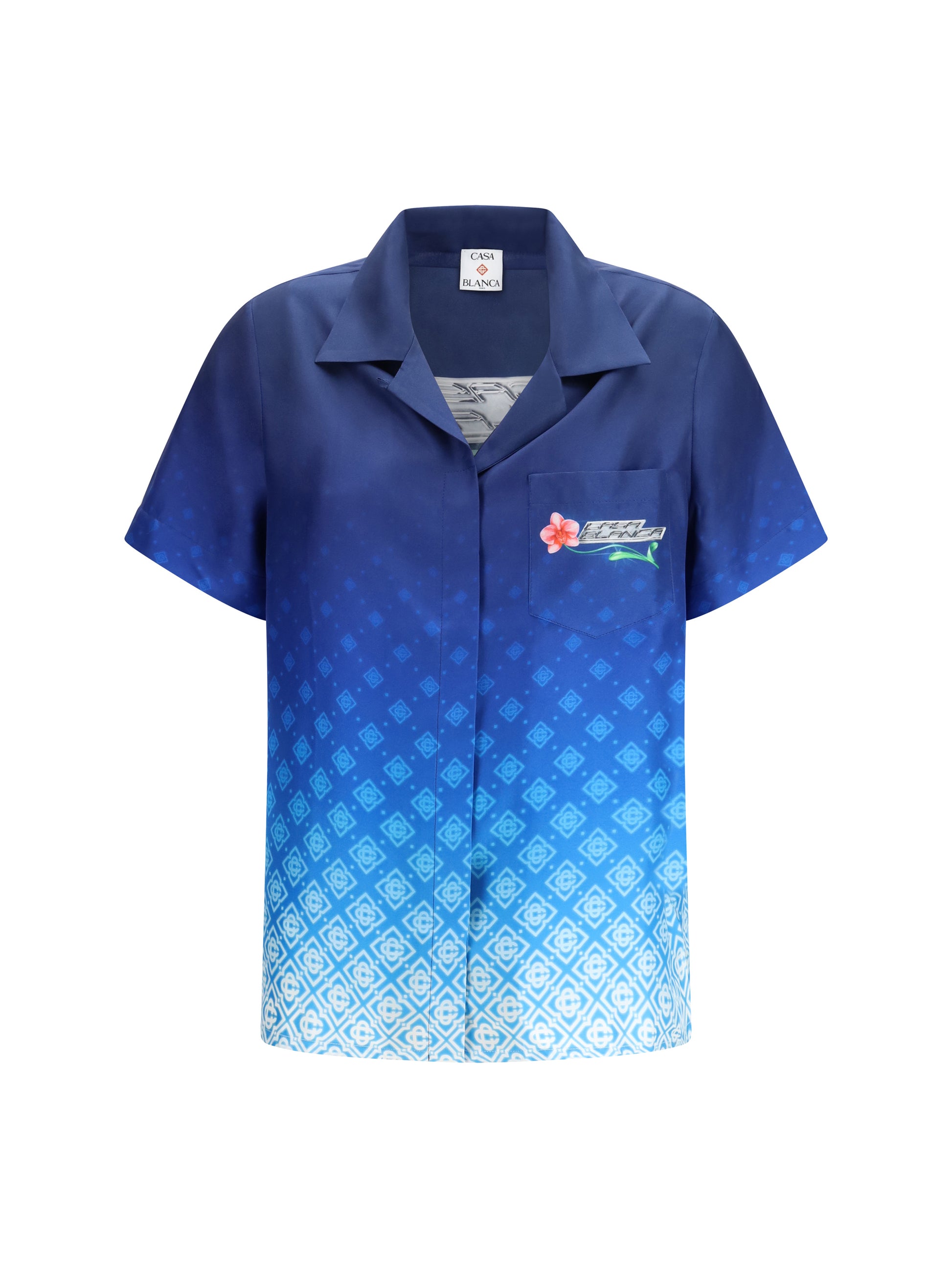 Casablanca Women Orchid Logo Shirt CASABLANCA