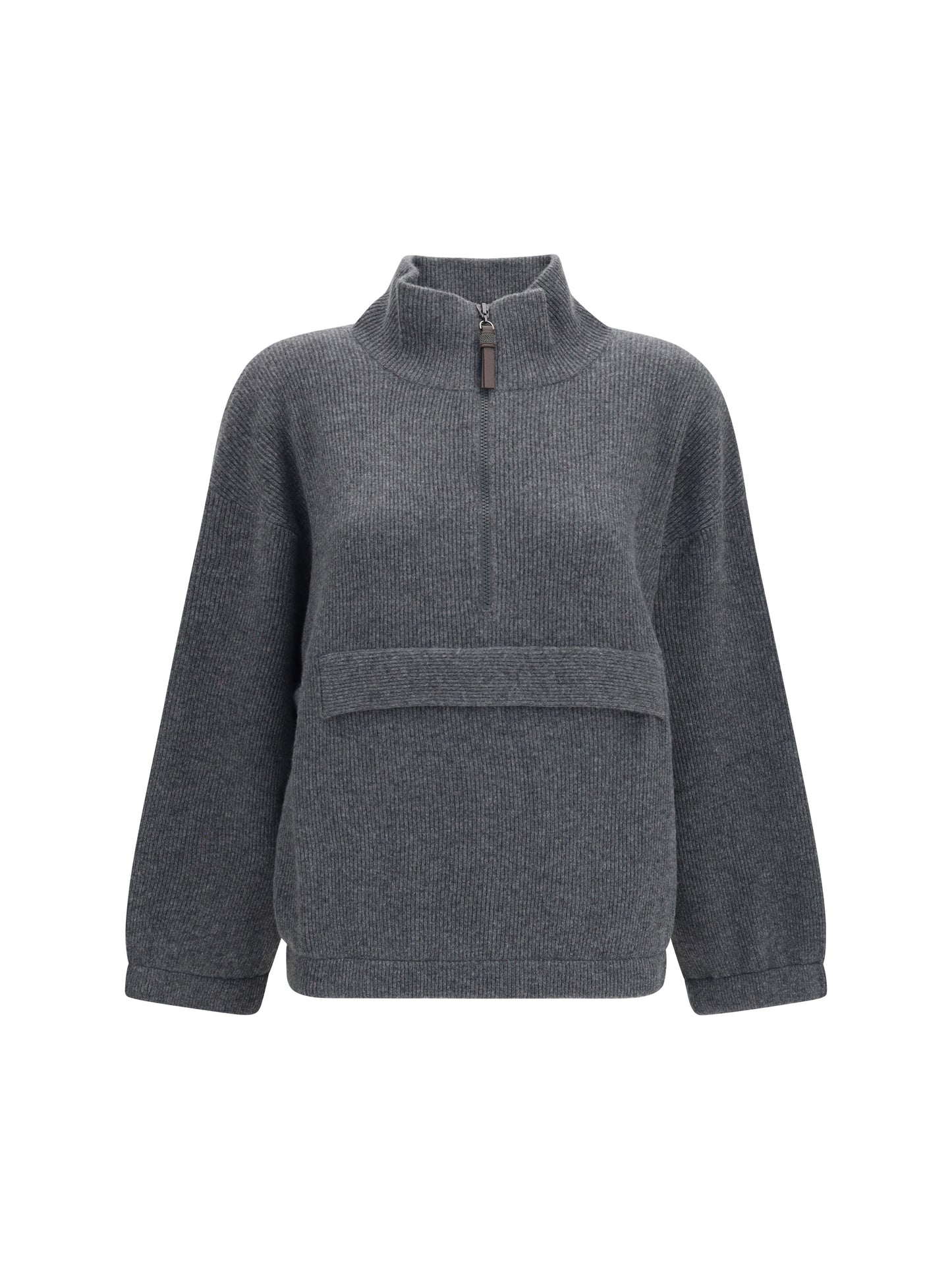 Brunello Cucinelli Women Cashmere Half-Zip Sweater BRUNELLO CUCINELLI